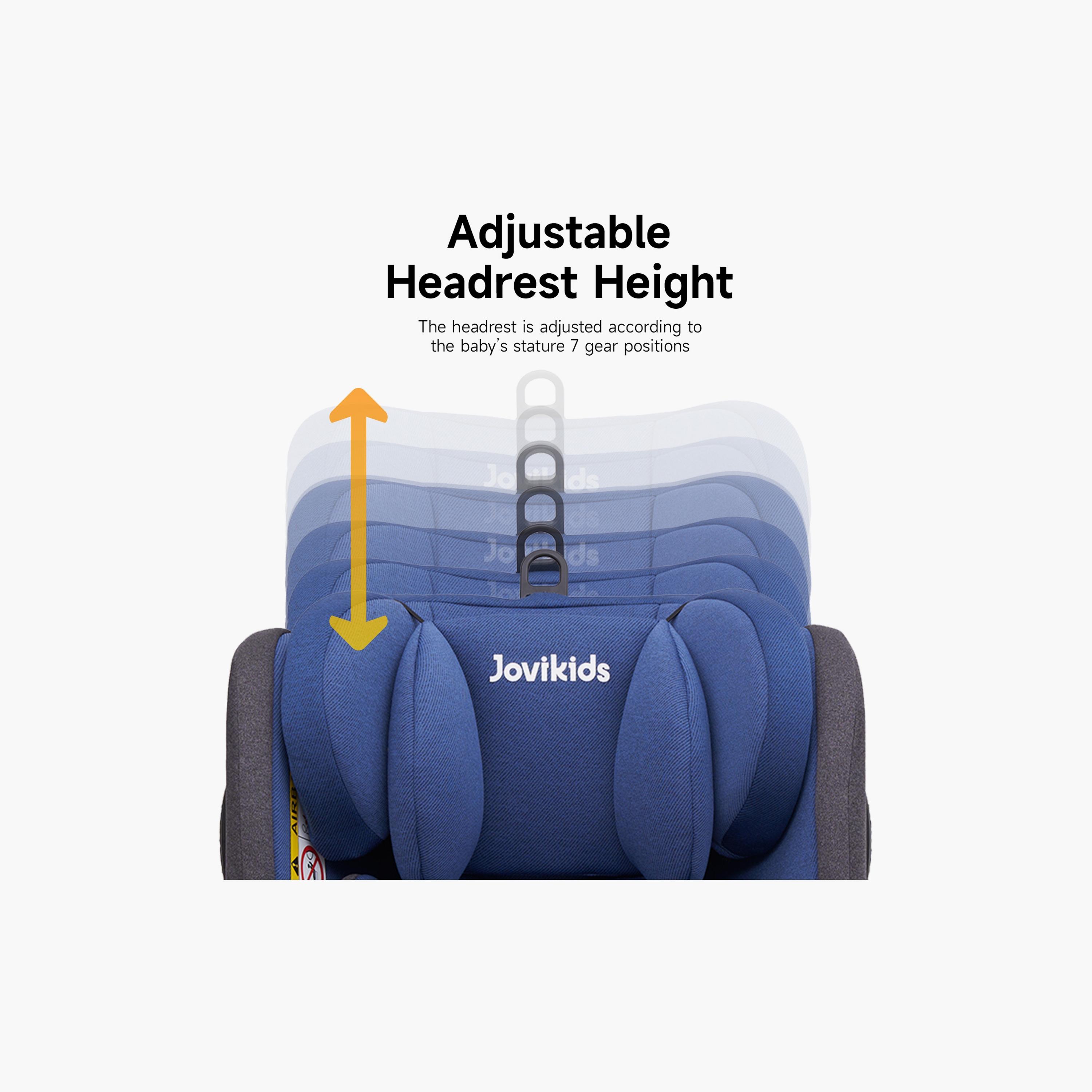Jovikids Angel ISOFIX Rotating Carseat 360° Group 0/1/2/3 - 0-12 Years-baby-gear-carseats-image-5