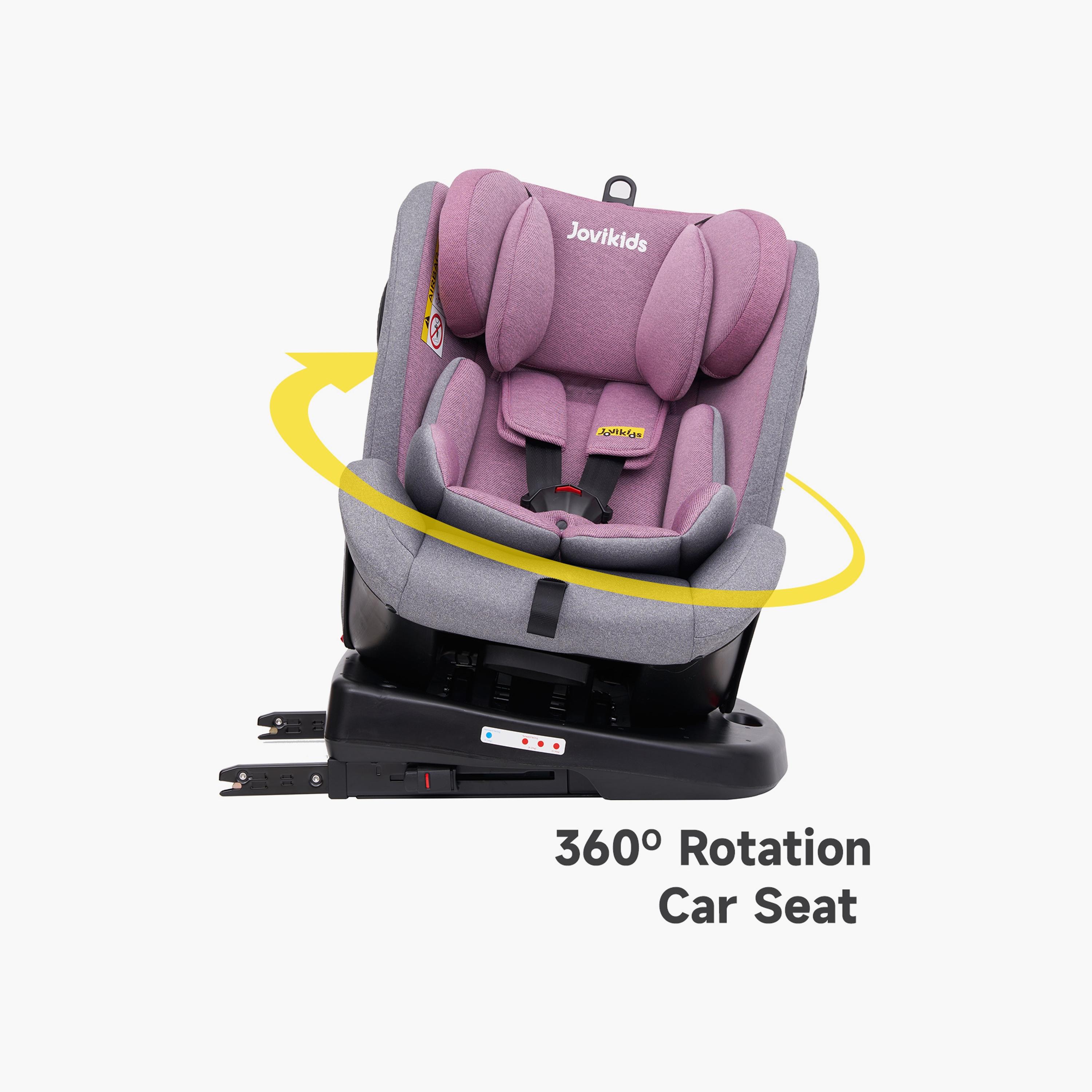 Jovikids Angel ISOFIX Rotating Carseat 360° Group 0/1/2/3 - 0-12 Years-baby-gear-carseats-image-10