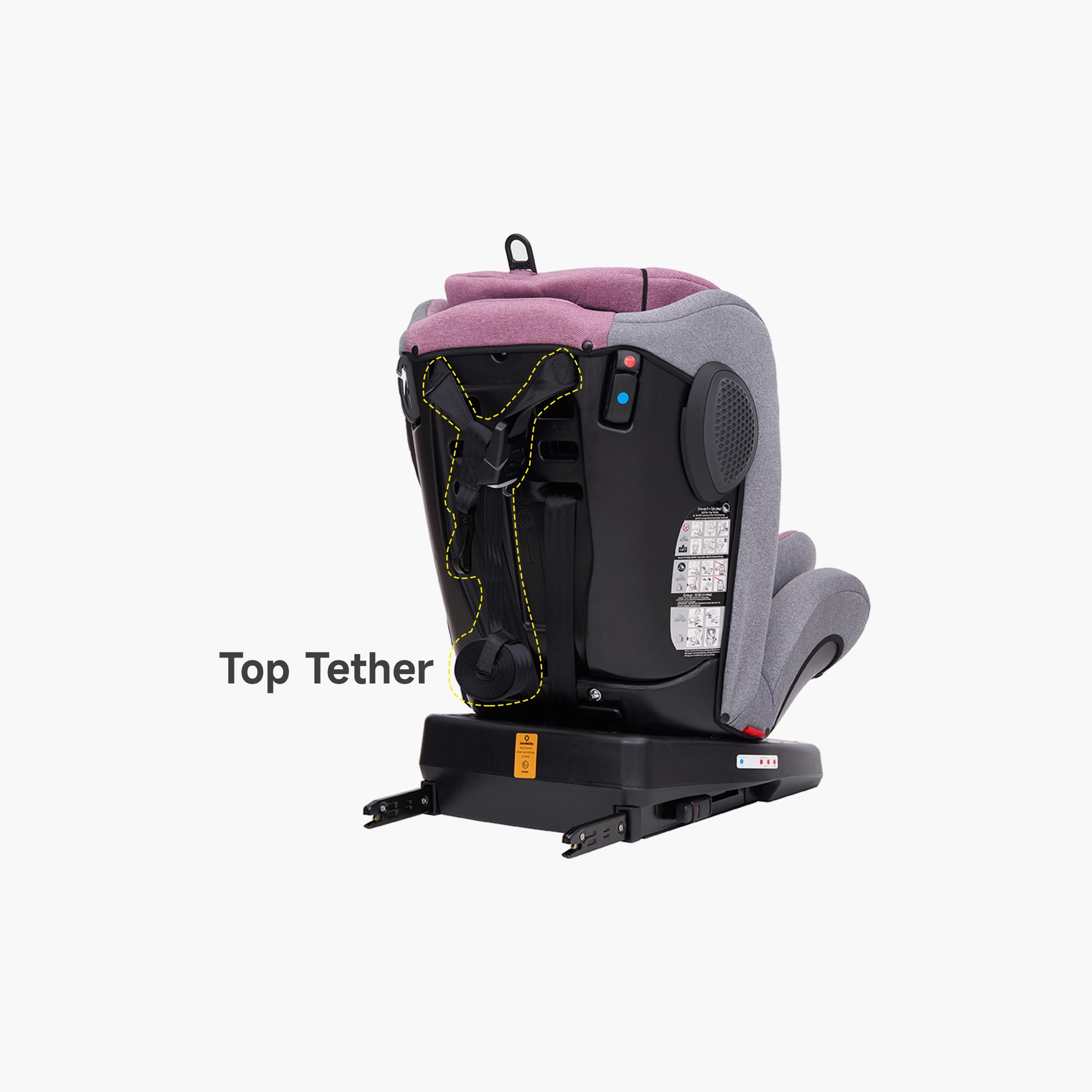 Jovikids Angel ISOFIX Rotating Carseat 360° Group 0/1/2/3 - 0-12 Years-baby-gear-carseats-image-3