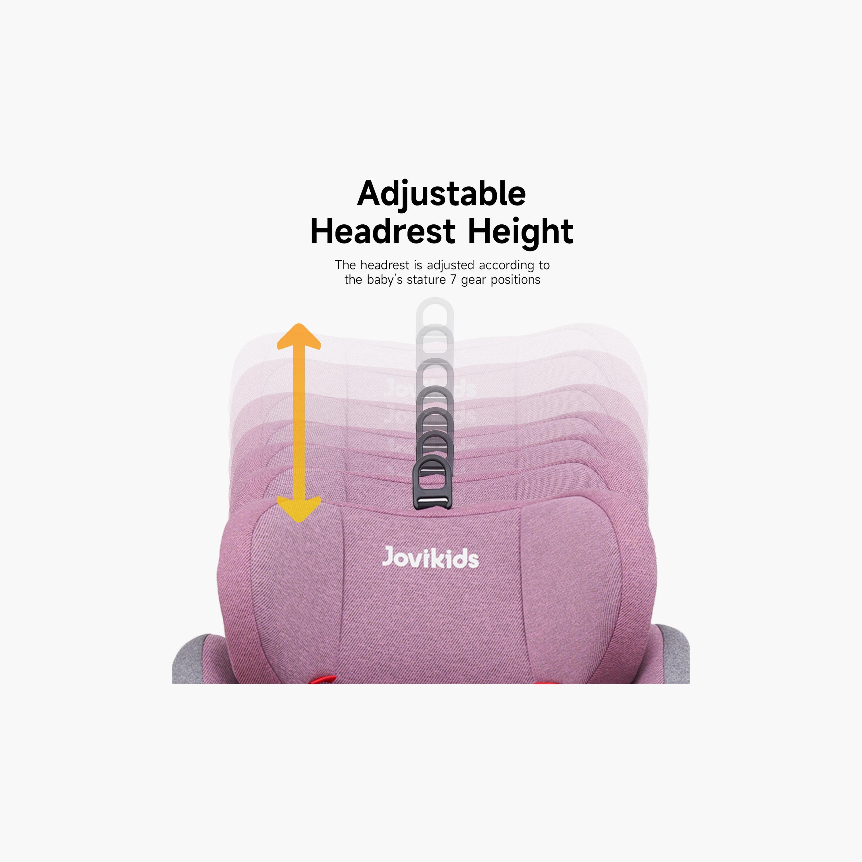Jovikids Angel ISOFIX Rotating Carseat 360° Group 0/1/2/3 - 0-12 Years-baby-gear-carseats-image-5