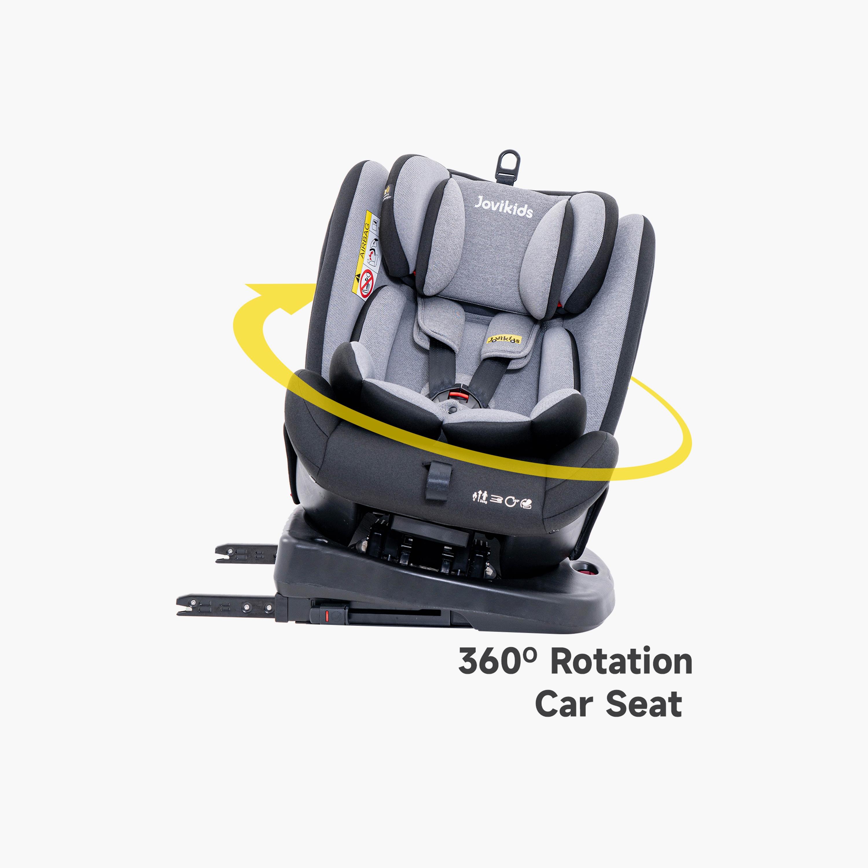 Jovikids Angel ISOFIX Rotating Carseat 360° Group 0/1/2/3 - 0-12 Years-baby-gear-carseats-image-10