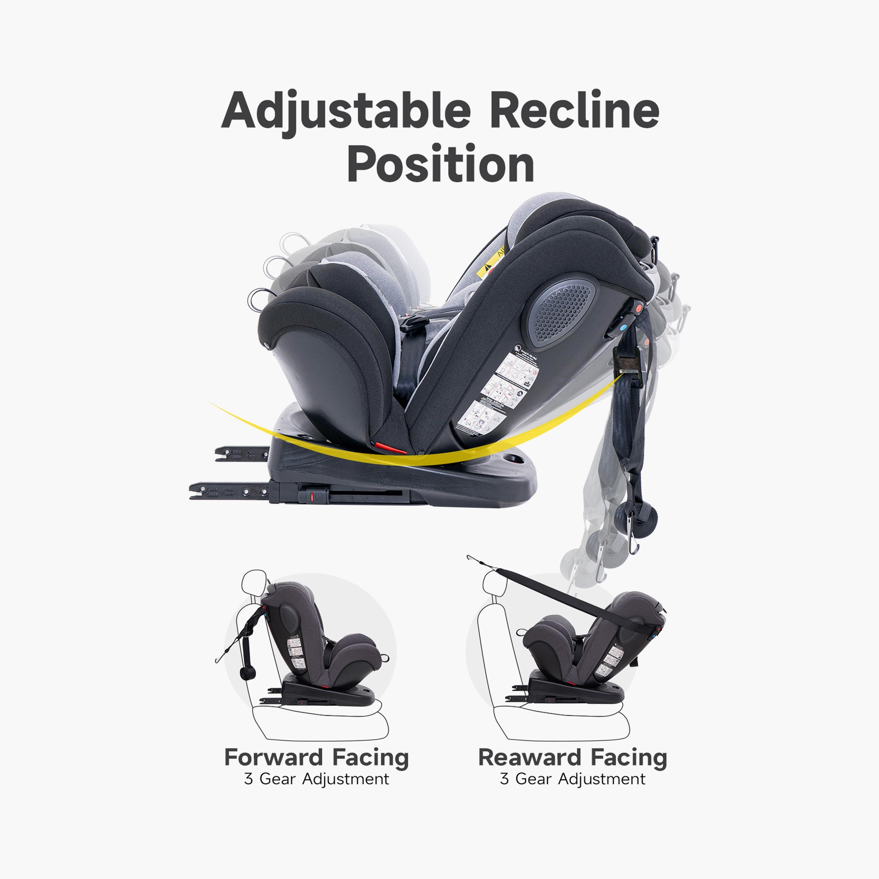 Jovikids Angel ISOFIX Rotating Carseat 360° Group 0/1/2/3 - 0-12 Years-baby-gear-carseats-image-13