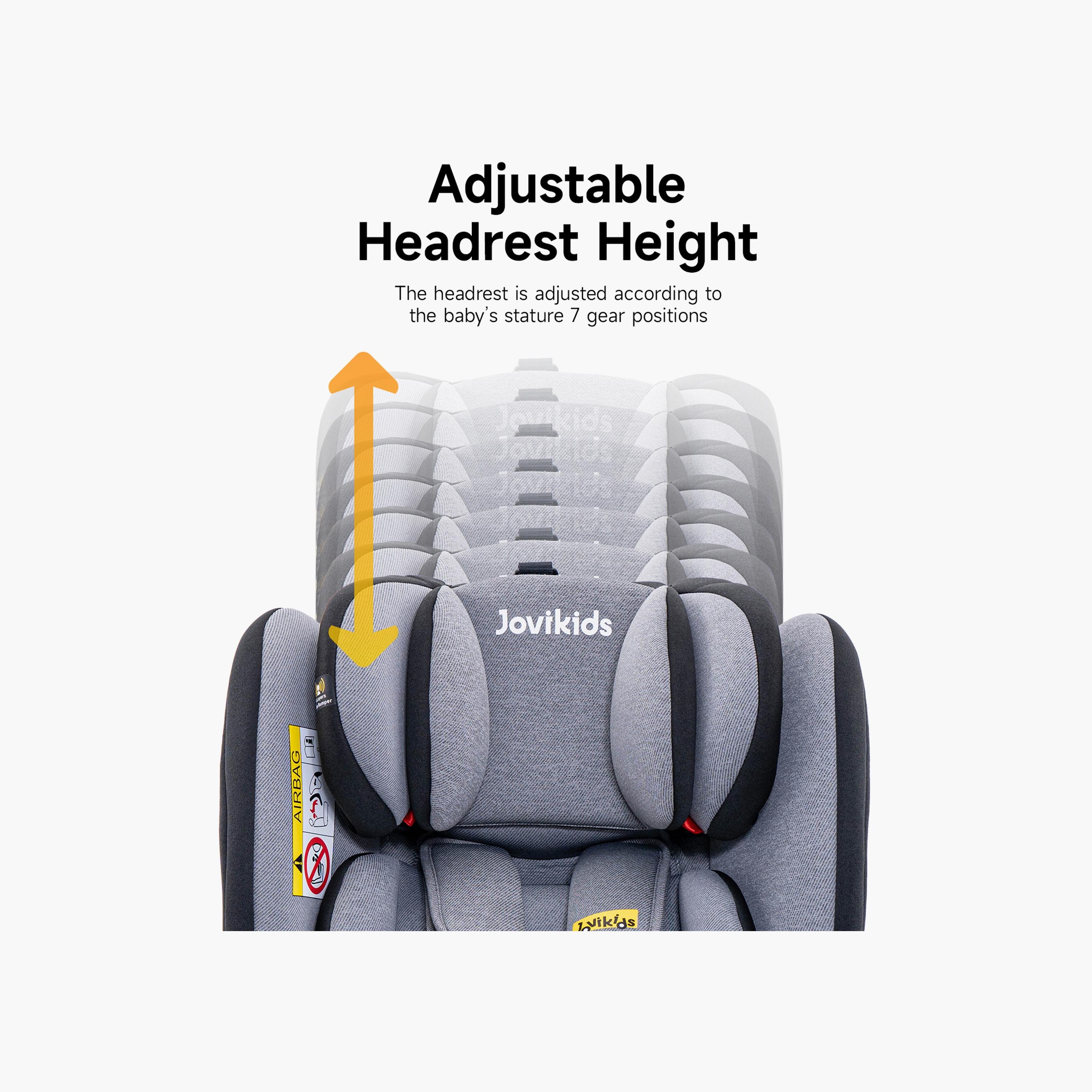 Jovikids Angel ISOFIX Rotating Carseat 360° Group 0/1/2/3 - 0-12 Years-baby-gear-carseats-image-17