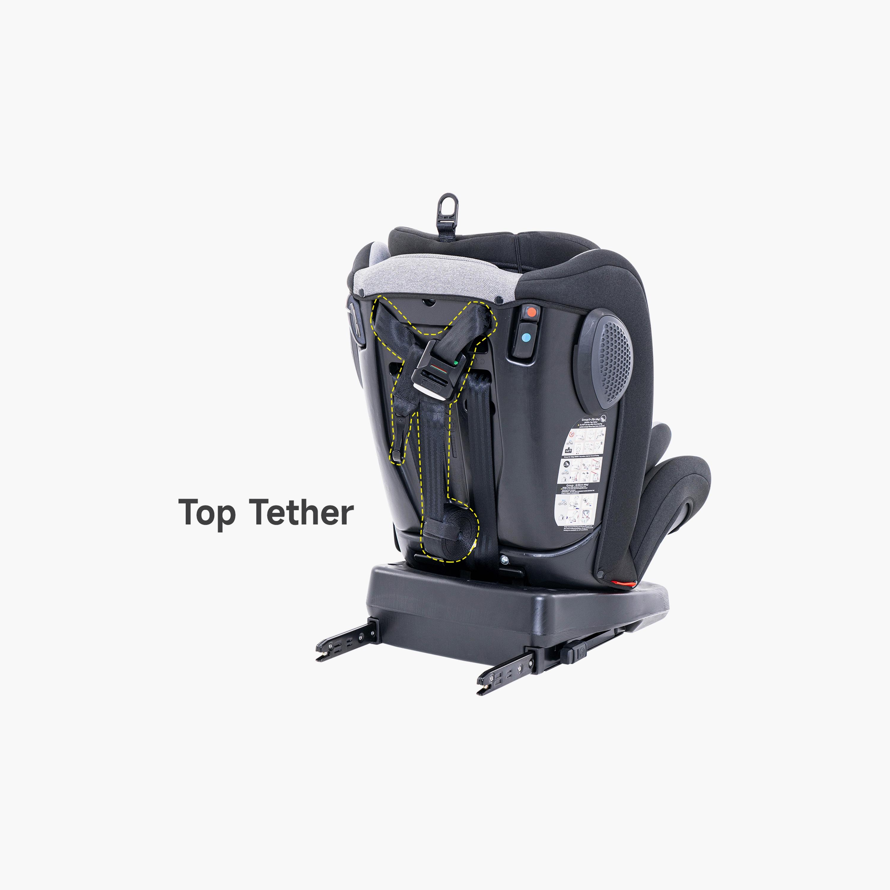 Jovikids Angel ISOFIX Rotating Carseat 360° Group 0/1/2/3 - 0-12 Years-baby-gear-carseats-image-3
