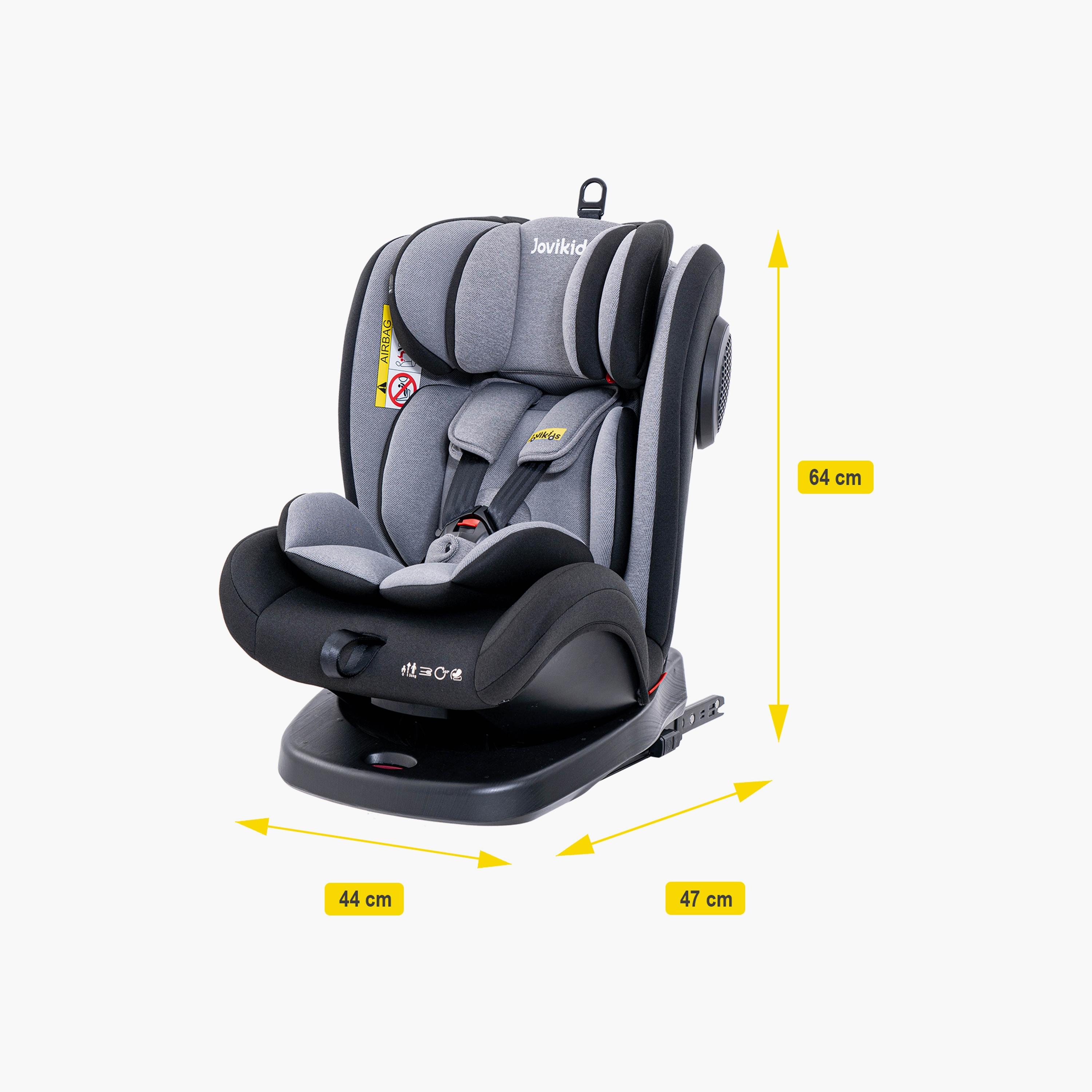 Jovikids Angel ISOFIX Rotating Carseat 360° Group 0/1/2/3 - 0-12 Years-baby-gear-carseats-image-4