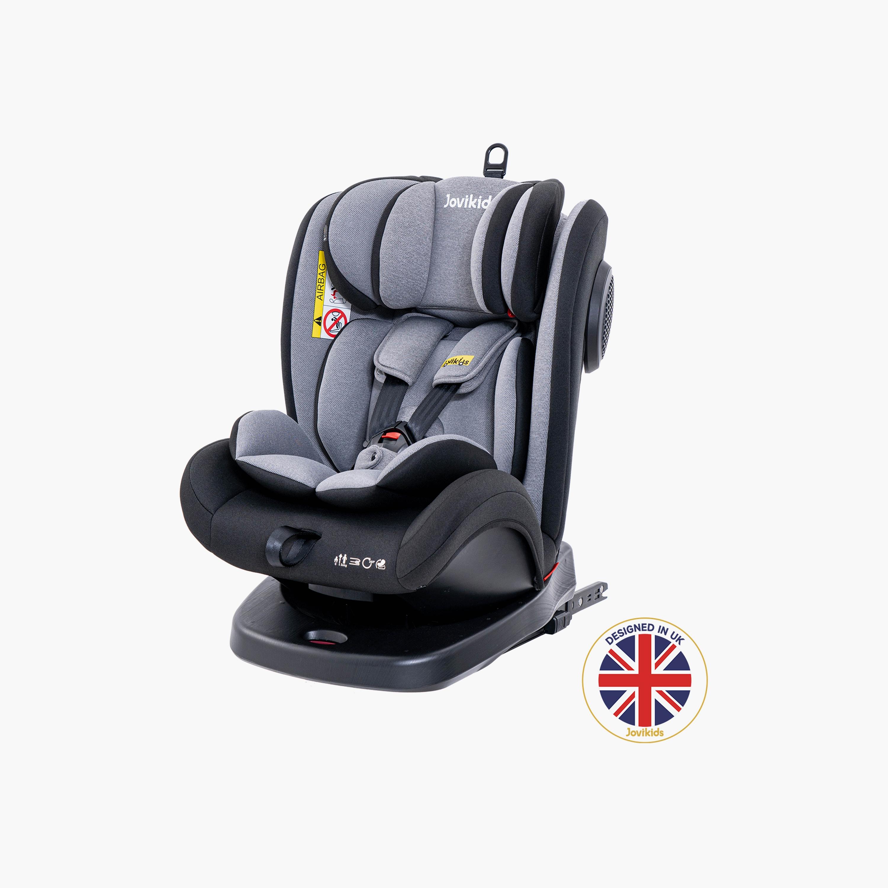 Jovikids Angel ISOFIX Rotating Carseat 360° Group 0/1/2/3 - 0-12 Years-baby-gear-carseats-image-8
