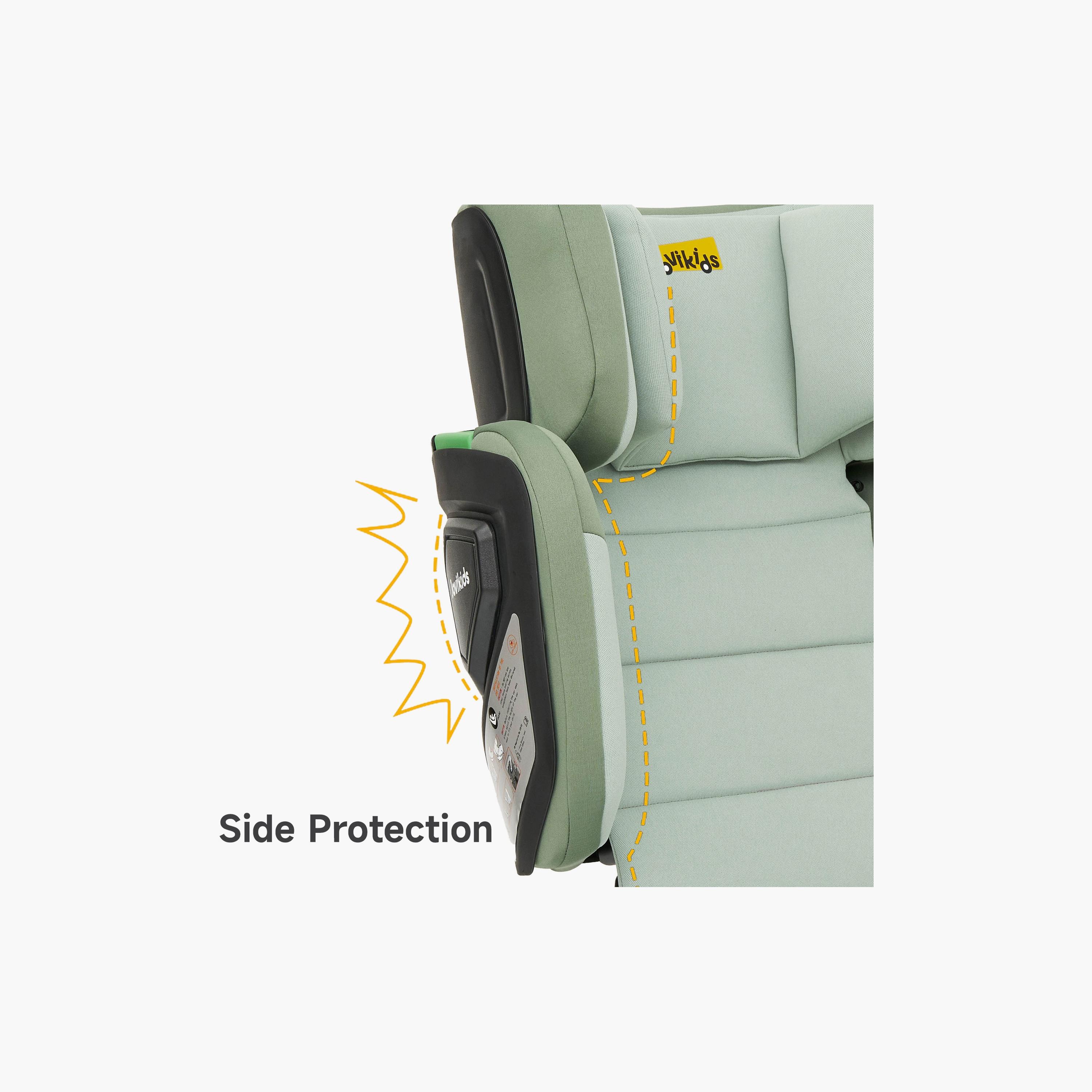 Jovikids Rober I-Size ISOFIX Booster Car Seat - 3-12 Years - Cabin Size-baby-gear-carseats-image-14