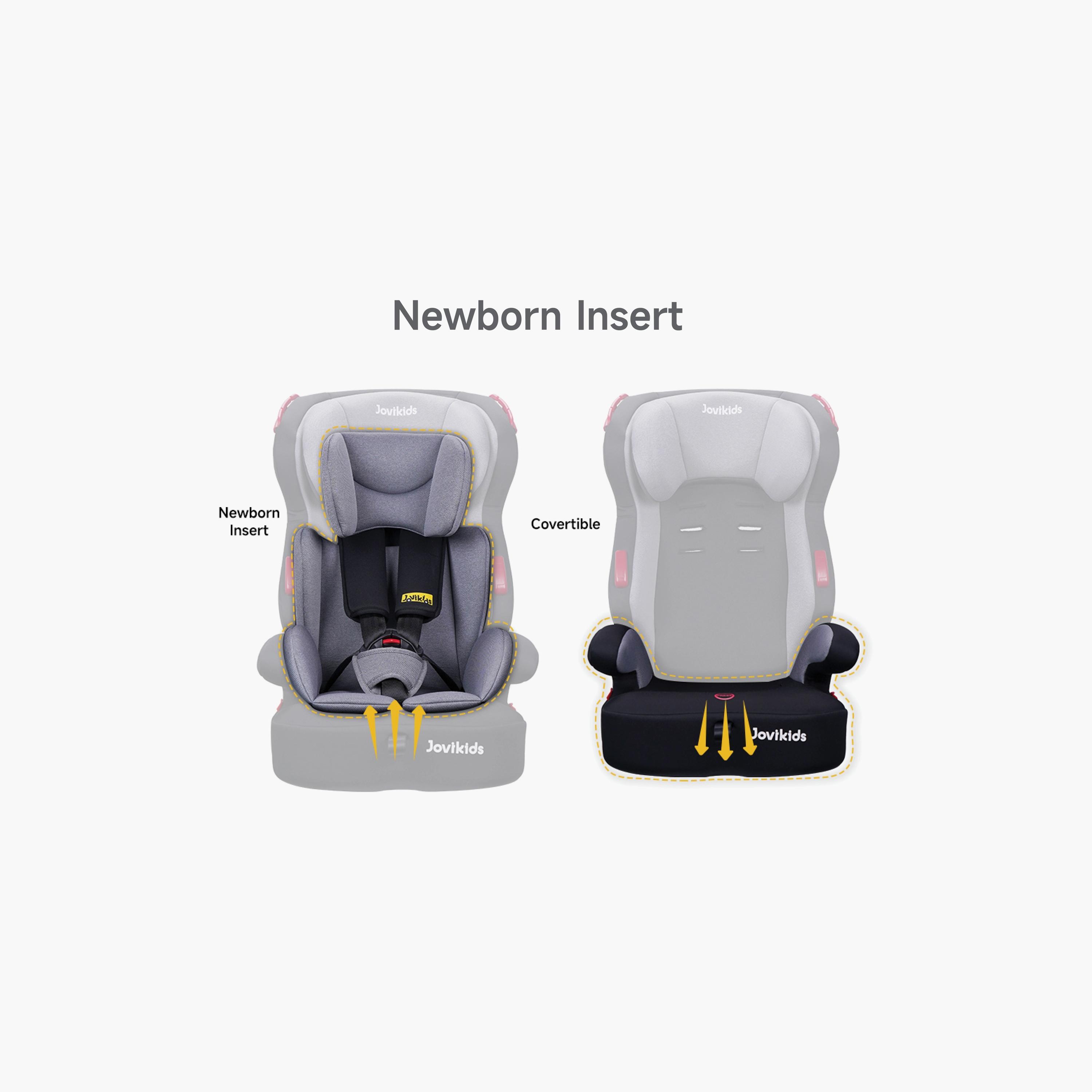 Jovikids Tammy Car Seat with 3 Point Seat Belt - 9 Months - 12 Year-baby-gear-carseats-image-3