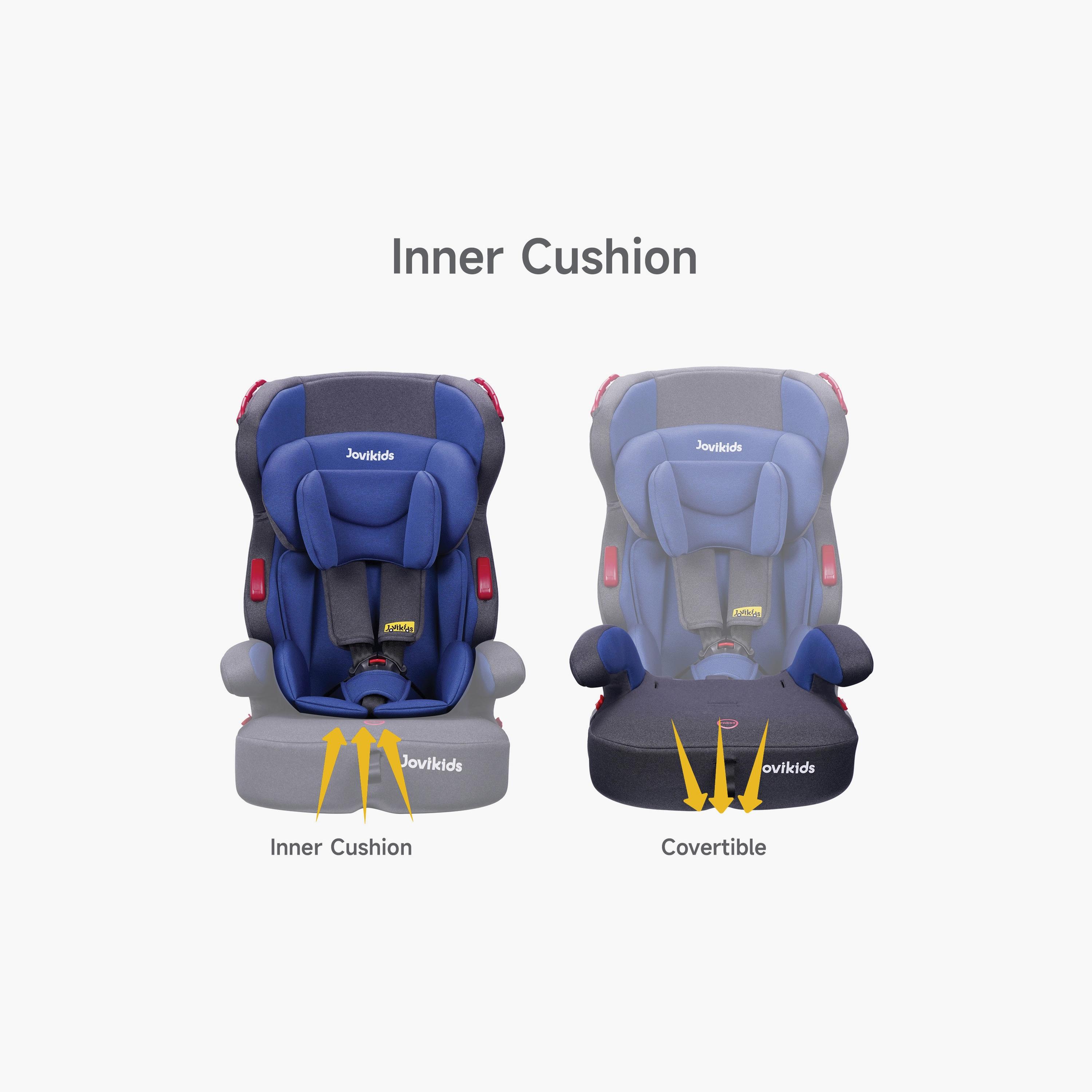Jovikids Tammy Car Seat with 3 Point Seat Belt - 9 Months - 12 Year-baby-gear-carseats-image-12