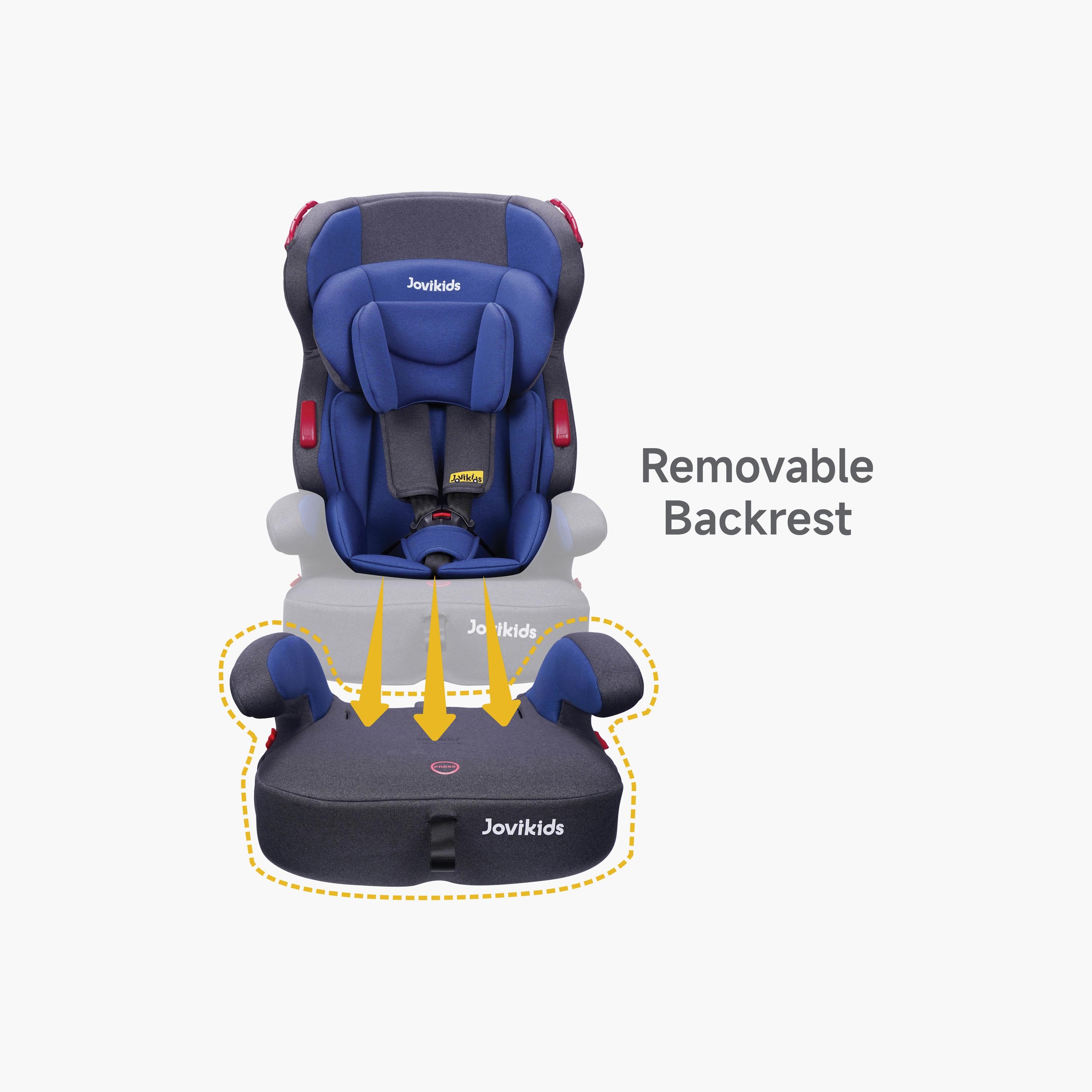 Jovikids Tammy Car Seat with 3 Point Seat Belt - 9 Months - 12 Year-baby-gear-carseats-image-14