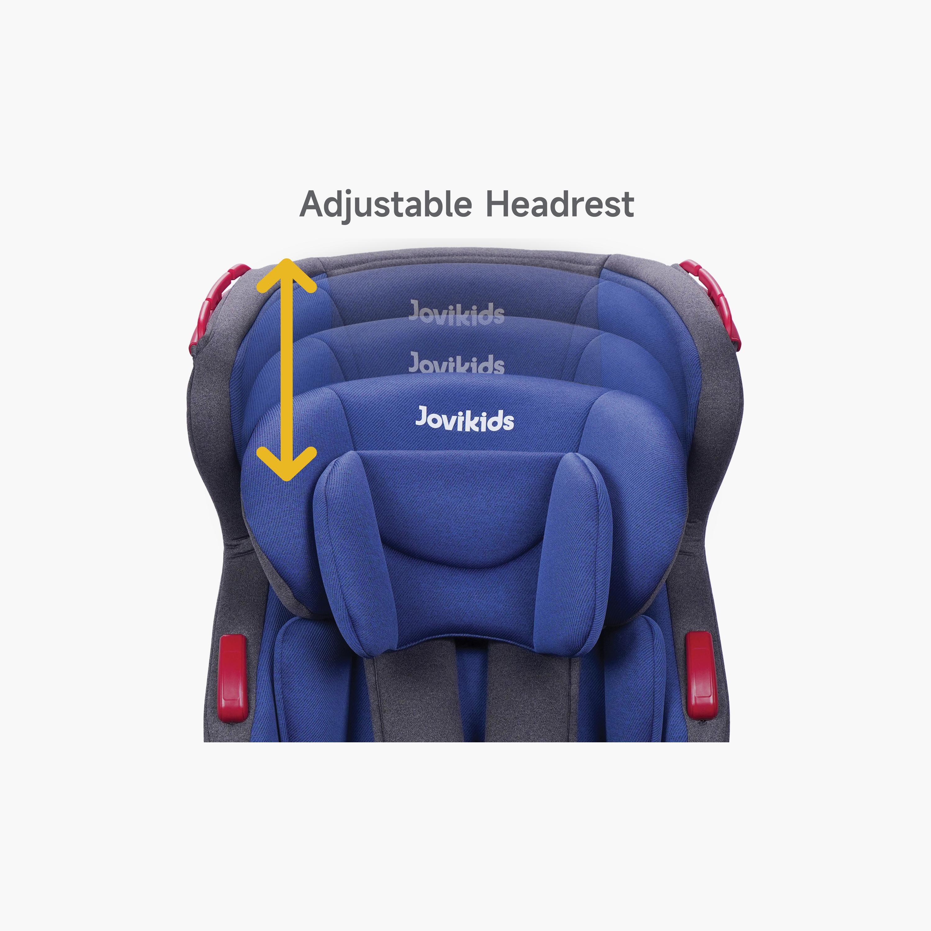 Jovikids Tammy Car Seat with 3 Point Seat Belt - 9 Months - 12 Year-baby-gear-carseats-image-4
