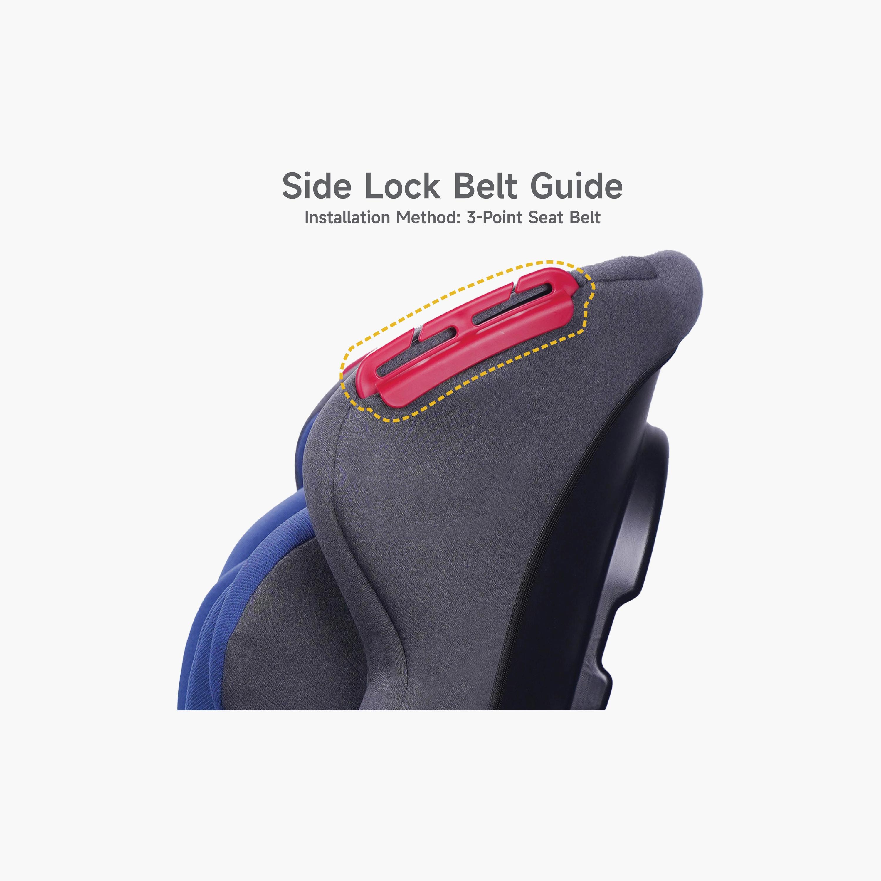 Jovikids Tammy Car Seat with 3 Point Seat Belt - 9 Months - 12 Year-baby-gear-carseats-image-7