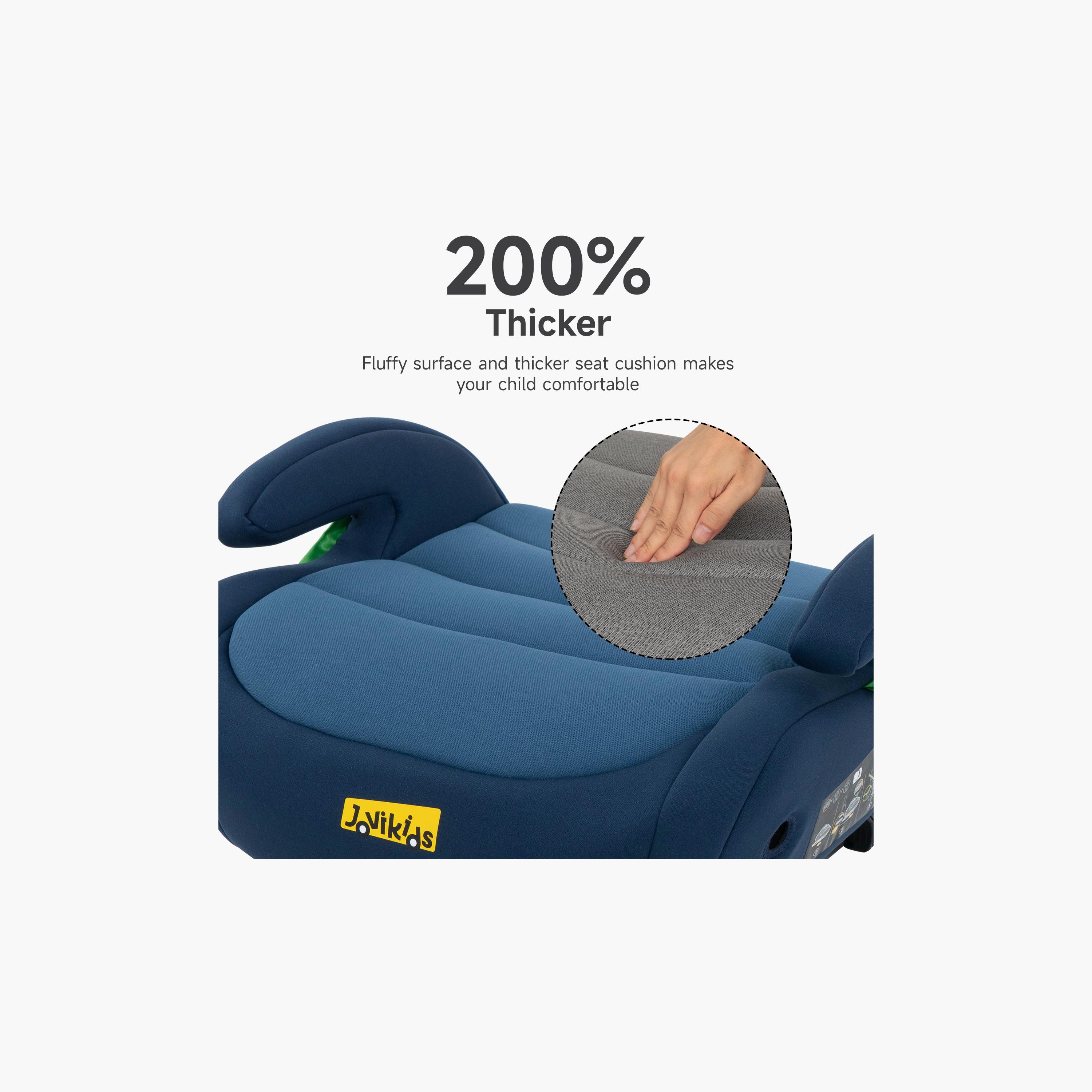 Jovikids Ohho+ I-Size ISOFIX Booster Car Seat for Car - 6-12 Years-baby-gear-carseats-image-13