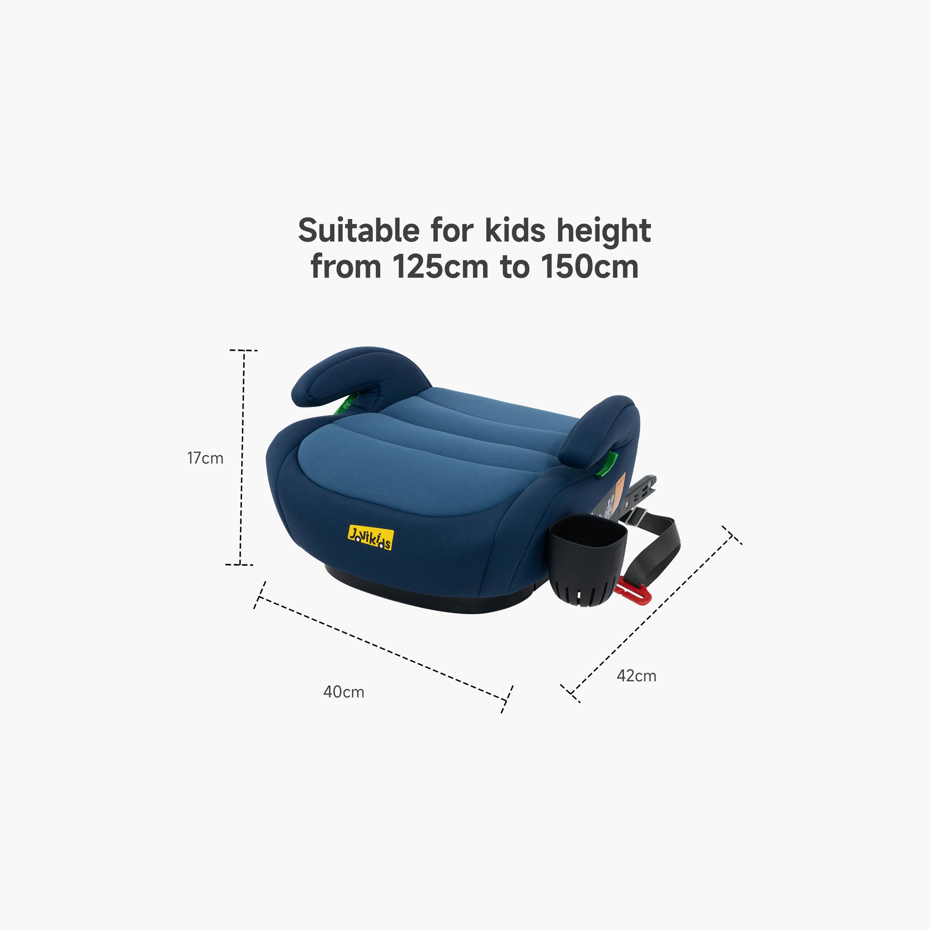 Jovikids Ohho+ I-Size ISOFIX Booster Car Seat for Car - 6-12 Years-baby-gear-carseats-image-2