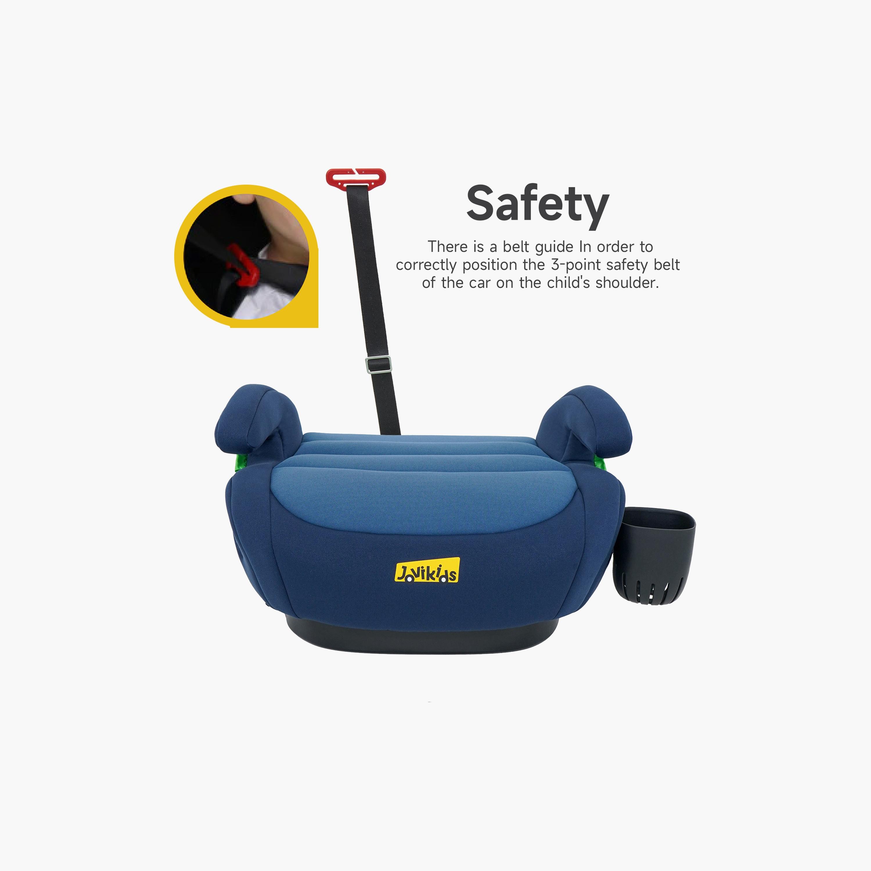 Jovikids Ohho+ I-Size ISOFIX Booster Car Seat for Car - 6-12 Years-baby-gear-carseats-image-3