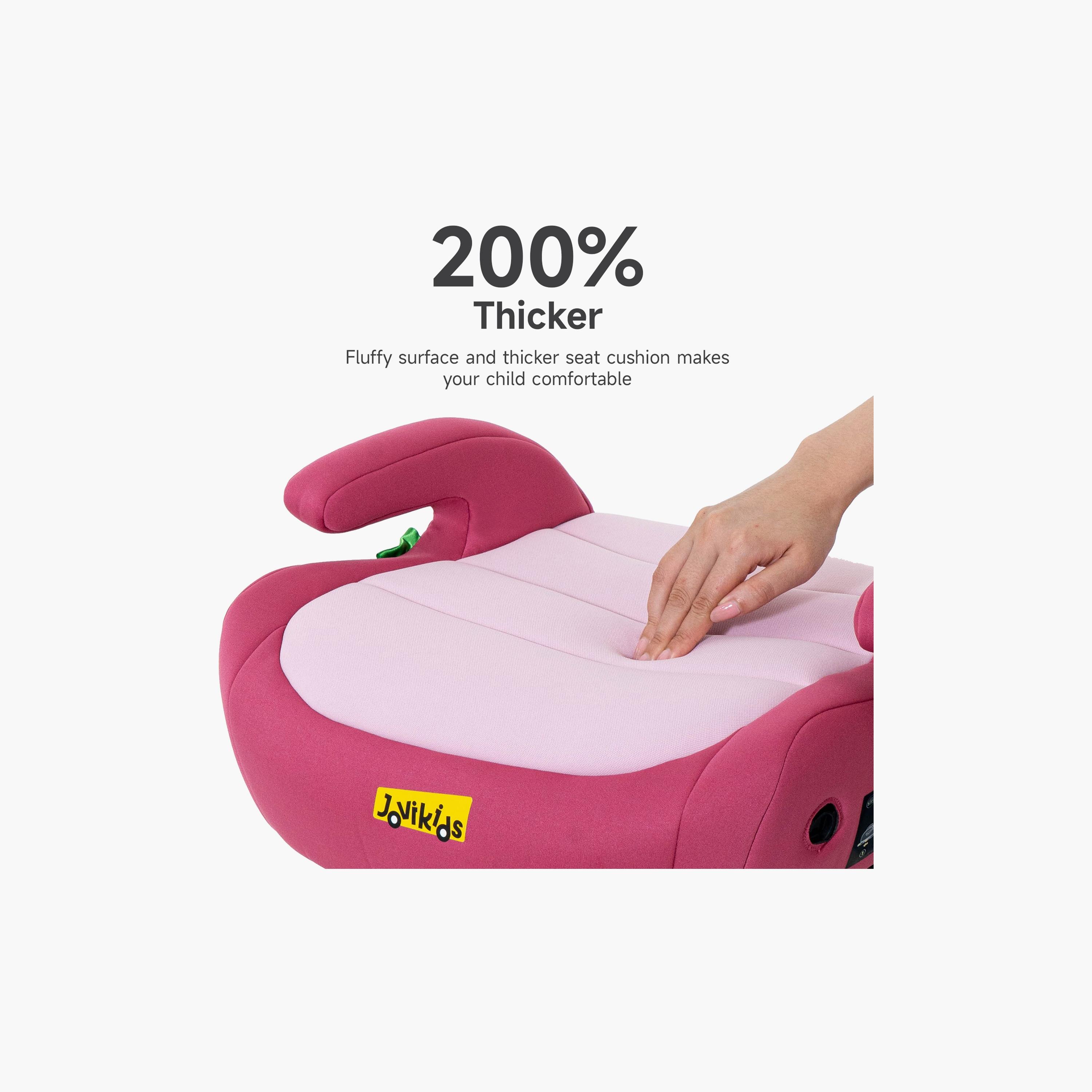 Jovikids Ohho+ I-Size ISOFIX Booster Car Seat for Car - 6-12 Years-baby-gear-carseats-image-13
