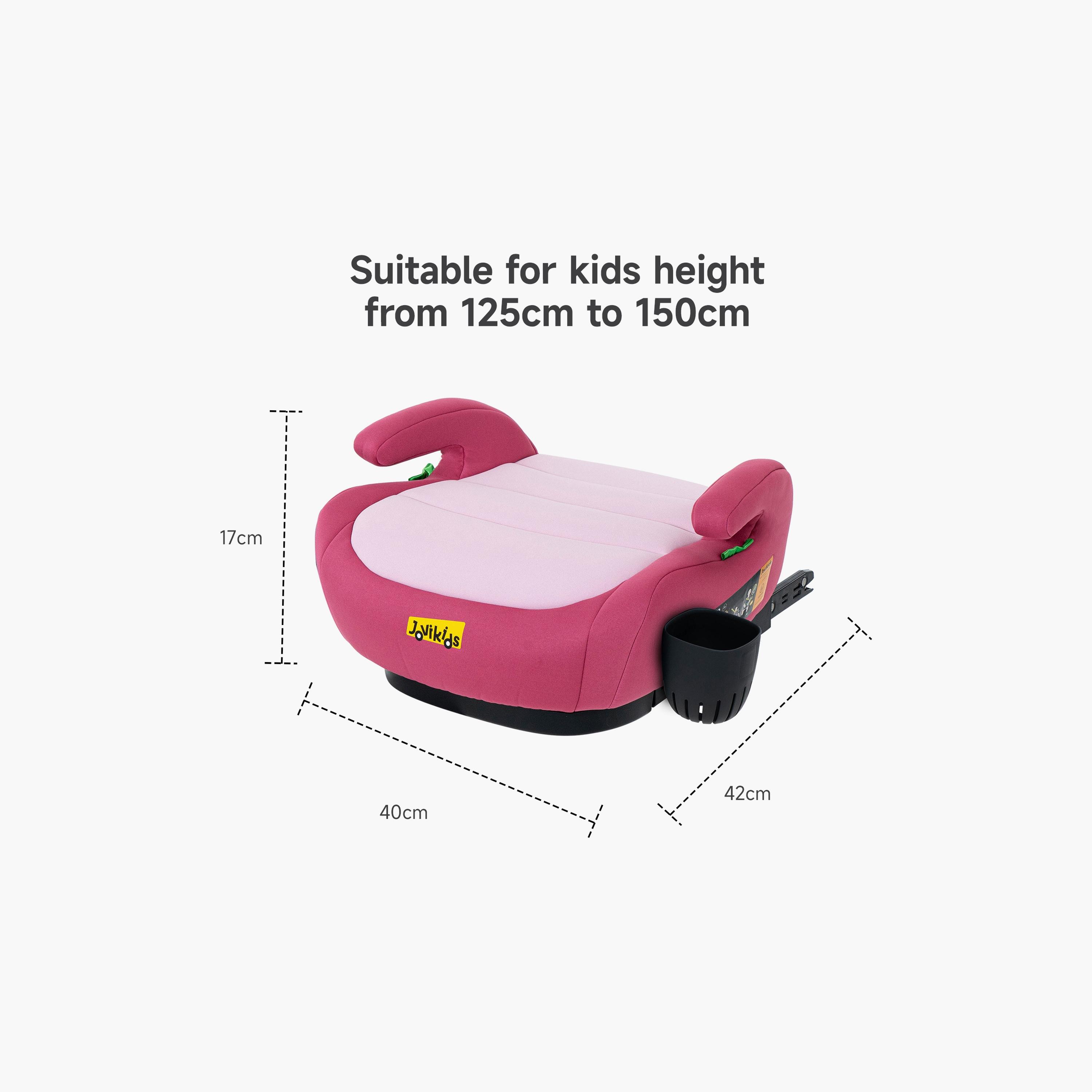 Jovikids Ohho+ I-Size ISOFIX Booster Car Seat for Car - 6-12 Years-baby-gear-carseats-image-2