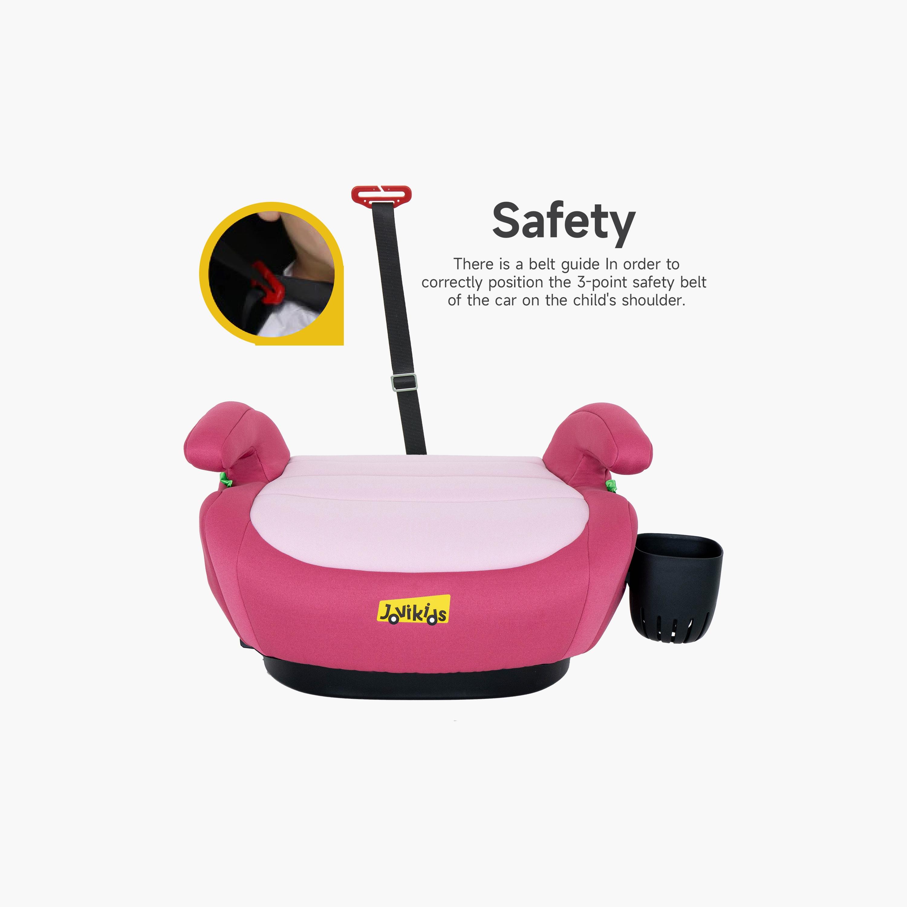 Jovikids Ohho+ I-Size ISOFIX Booster Car Seat for Car - 6-12 Years-baby-gear-carseats-image-3