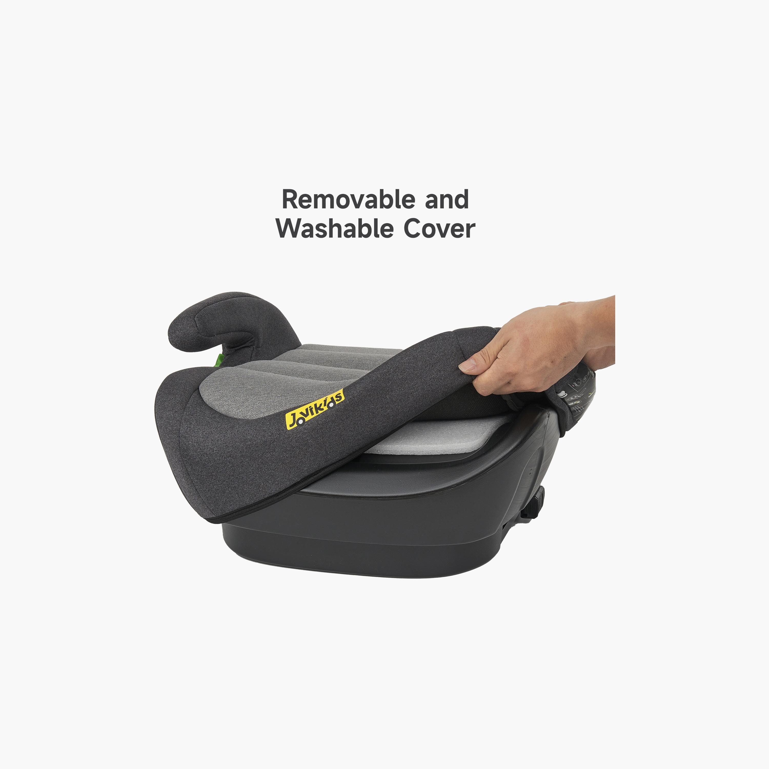 Jovikids Ohho I-Size ISOFIX Booster Car Seat for Car - 6-12 Years-baby-gear-carseats-image-9
