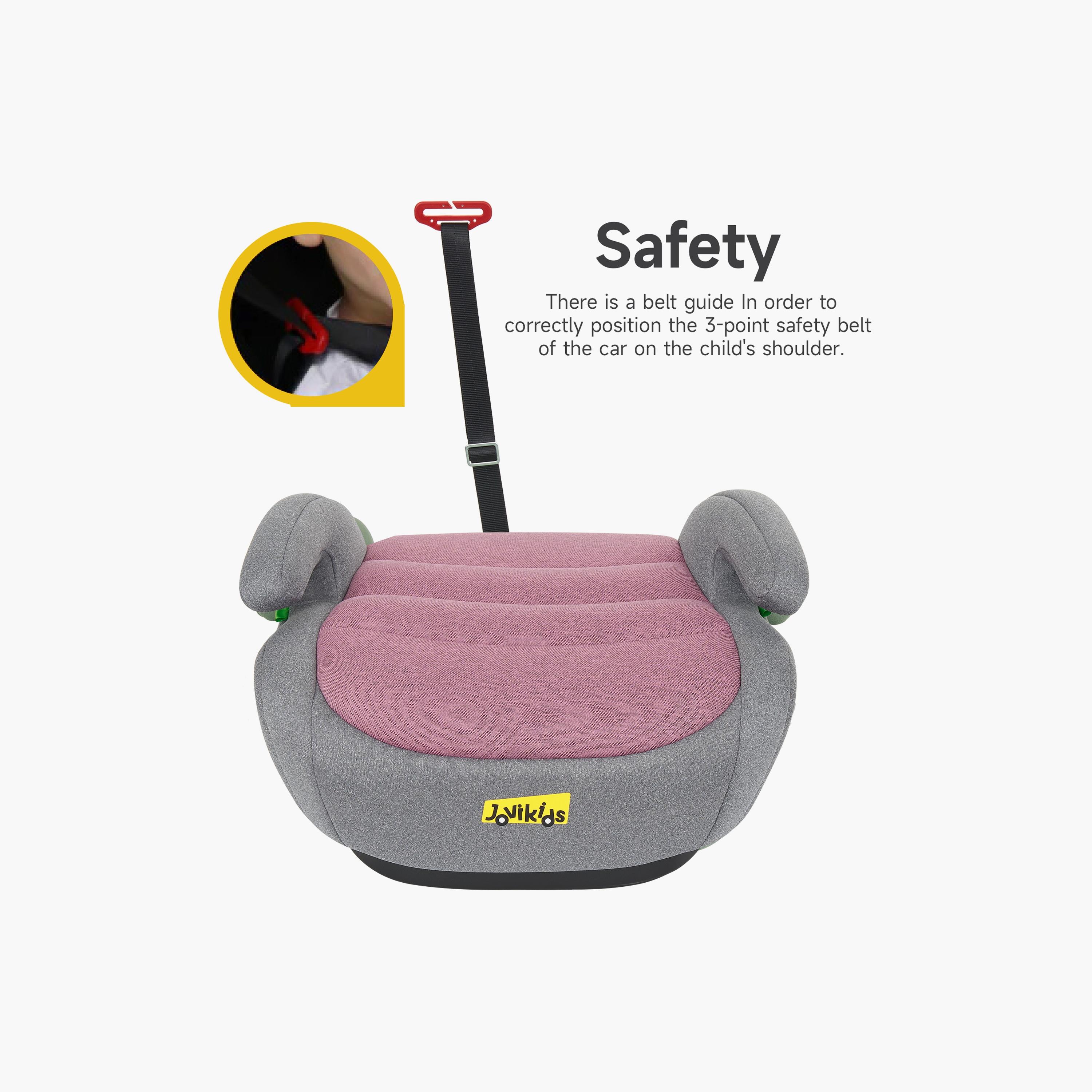 Jovikids Ohho I-Size ISOFIX Booster Car Seat for Car - 6-12 Years-baby-gear-carseats-image-6