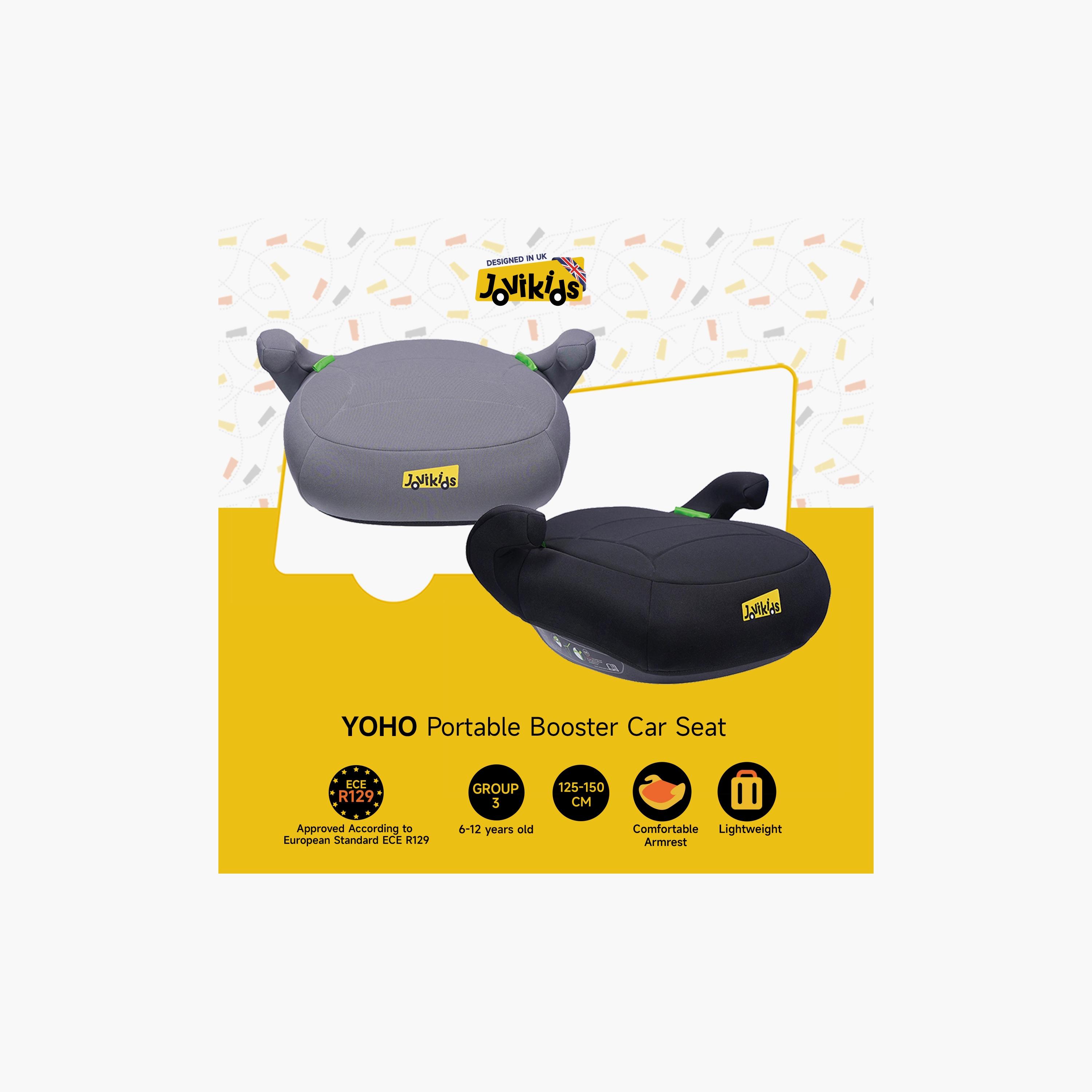 Jovikids Yoho Booster Car Seat with 3 Point Seat Belt - 6-12 Years-baby-gear-carseats-image-6