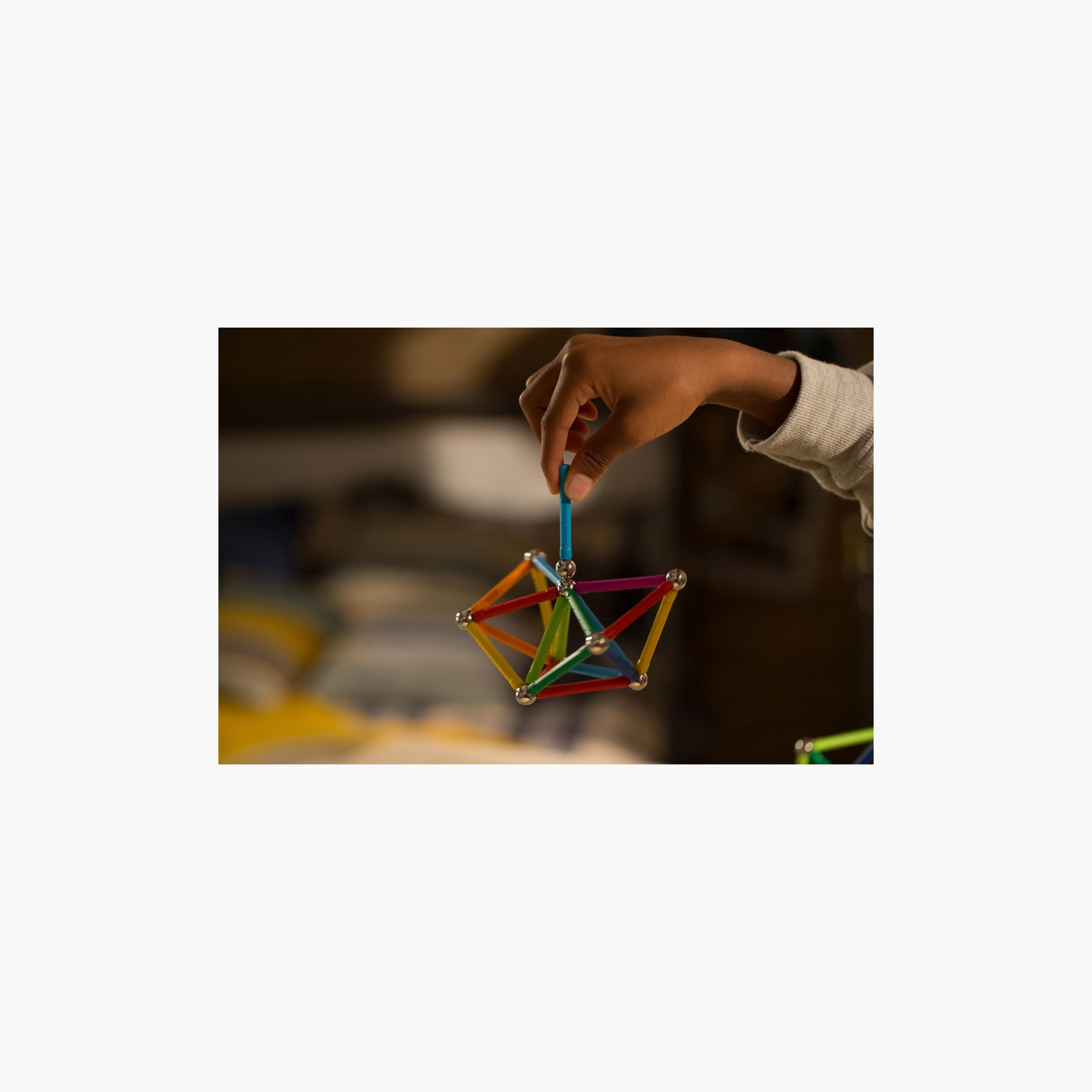 Geomag 64-Piece Glow Color Magnetic Building Construction Toys-toys-buildingblocks-magnetictoys-image-2