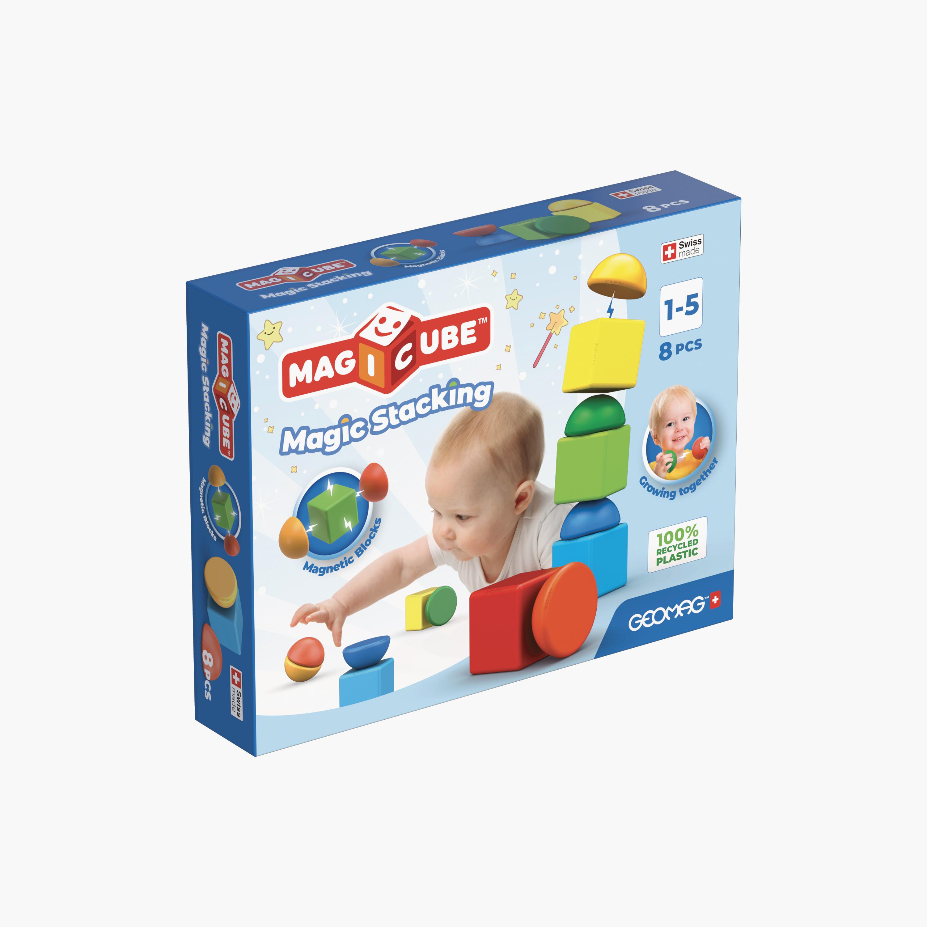 مكعبات ماجيكيوب المغناطيسية من جيوماج، 8 قطع، قابلة للتكديس-toys-buildingblocks-magnetictoys-image-2