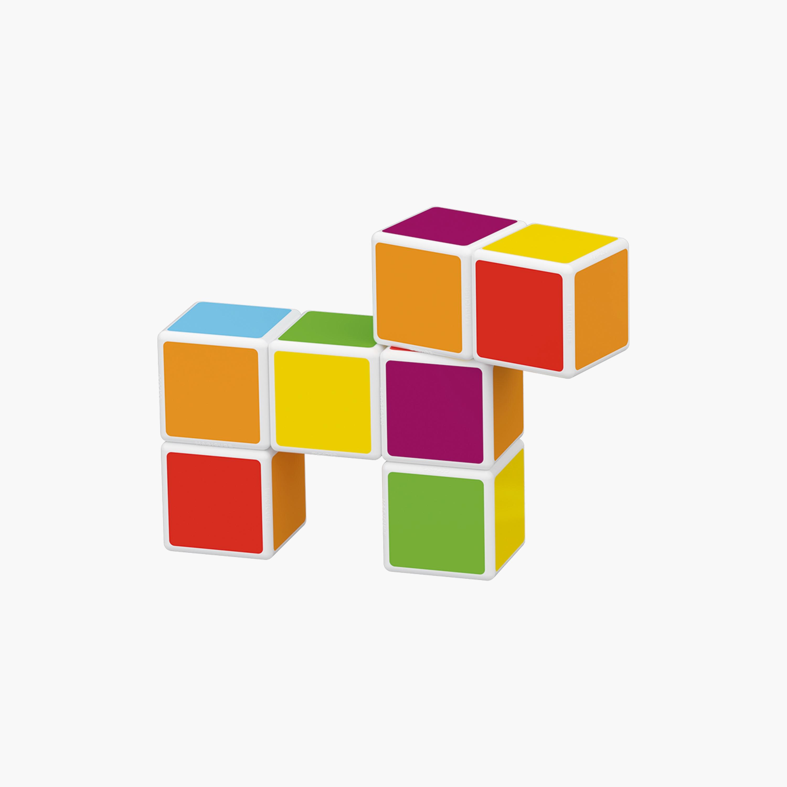 مجموعة مكعبات ماجيكيوب من جيوماج، 55 قطعة، مع مشابك لألعاب ستيم-toys-buildingblocks-magnetictoys-image-1