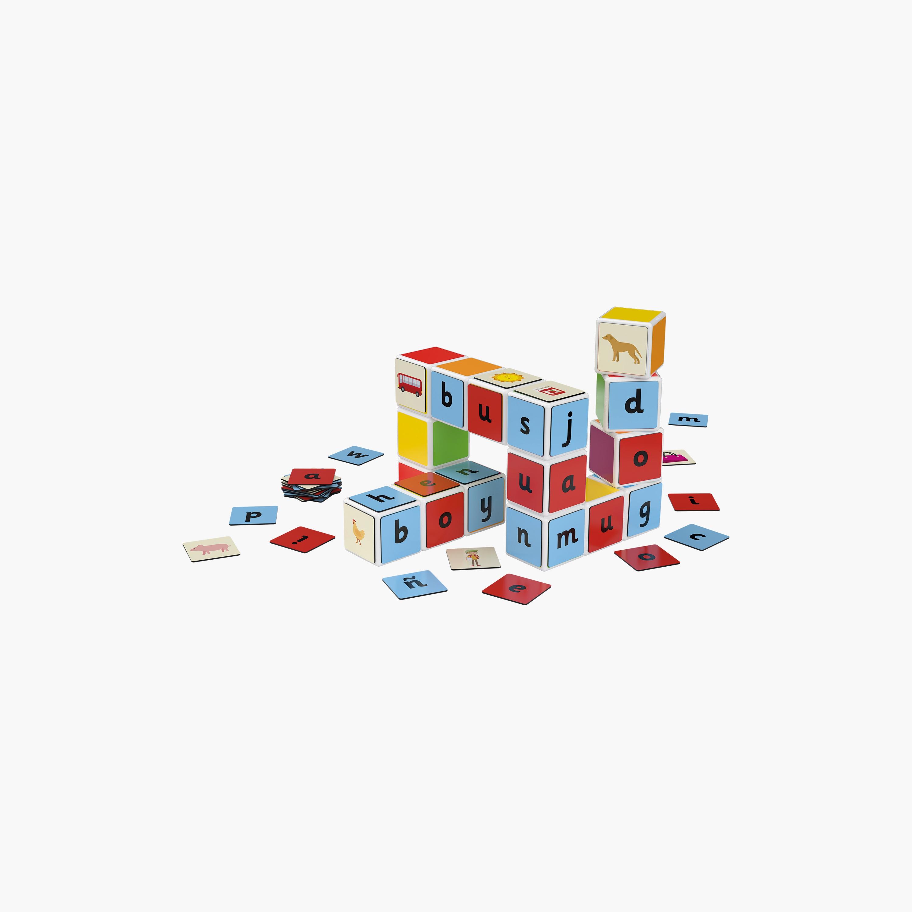 مجموعة بناء الكلمات ماجيكيوب من جيوماج، 79 قطعة، تركيب مغناطيسي مع مشابك-toys-buildingblocks-magnetictoys-image-1