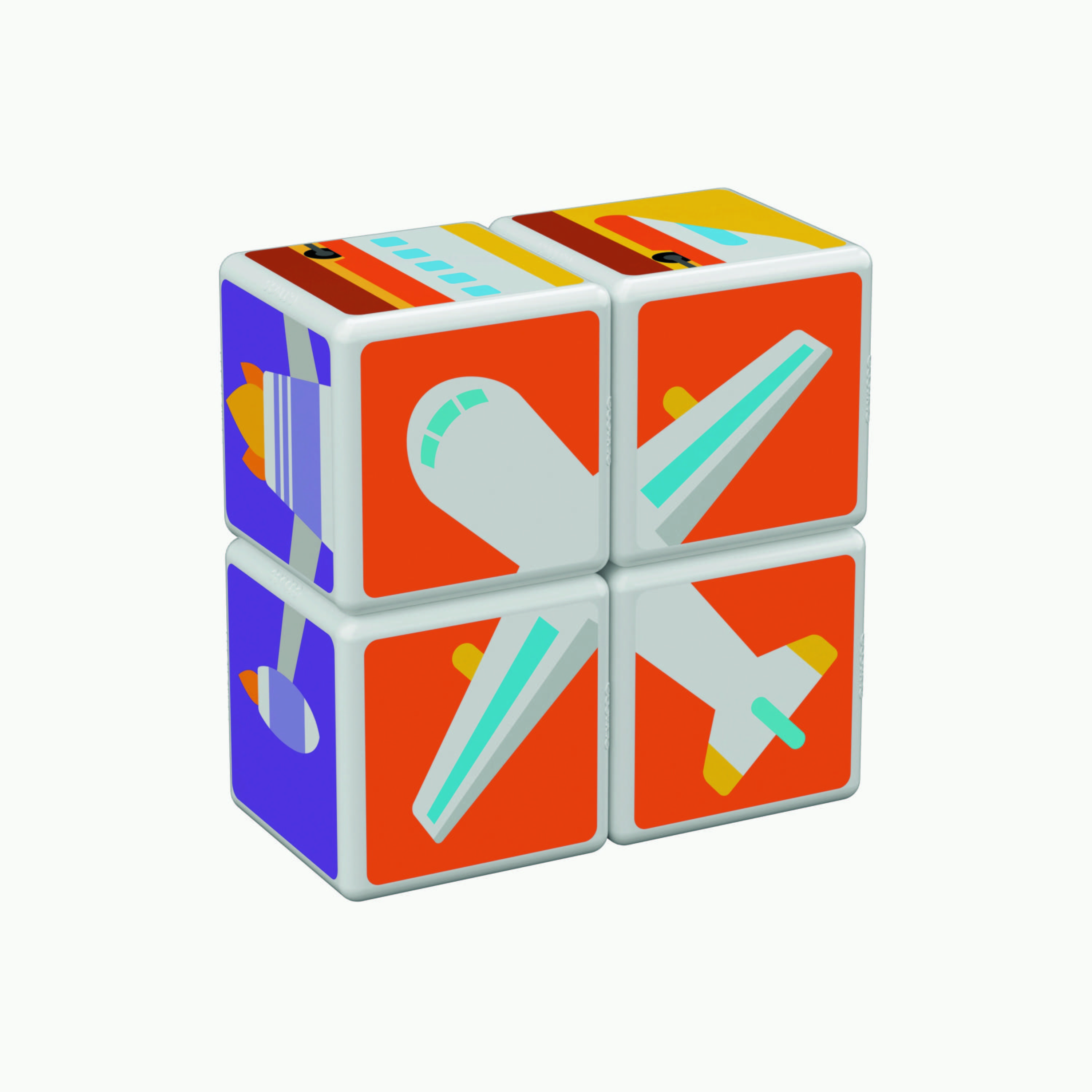 Geomag 7-Piece Magicube Printed Transport + Cards STEM Toys-toys-buildingblocks-magnetictoys-image-1