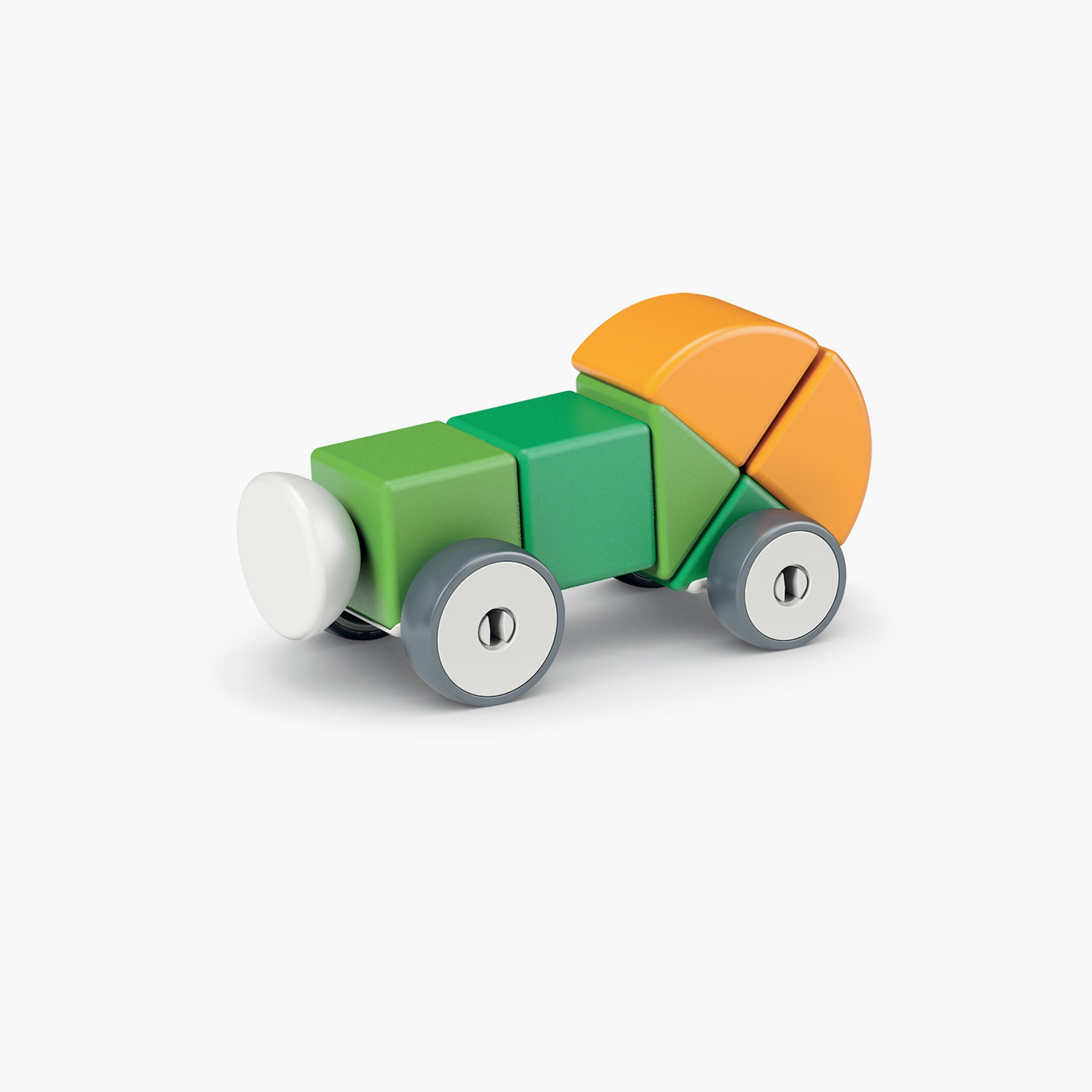 مجموعة جيوماج ماجيكيوب، 13 قطعة، عجلات معاد تدويرها، 4 أشكال، ألعاب ستيم-toys-buildingblocks-magnetictoys-image-1
