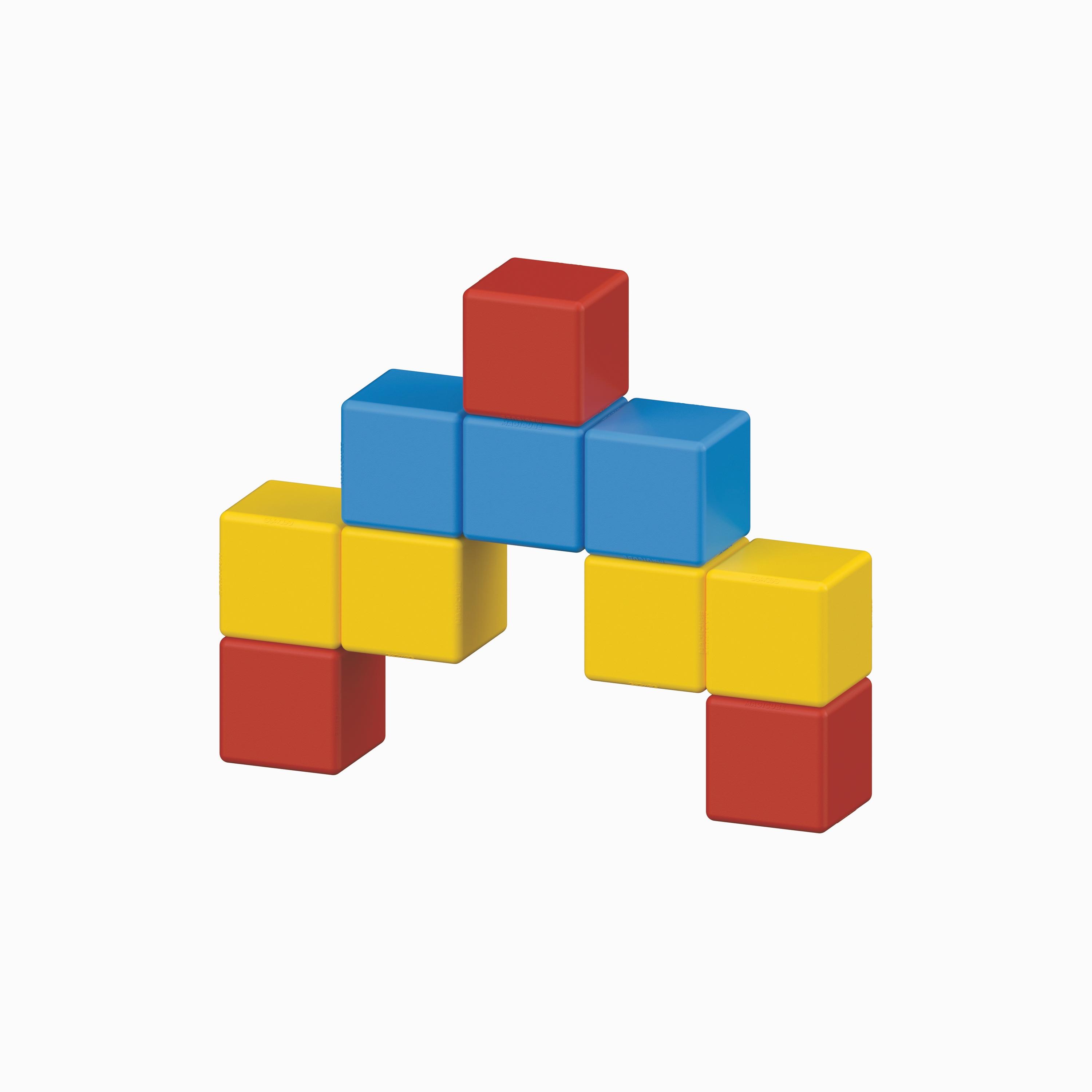 Geomag 61-Piece Magicube Math Building Recycled Clips STEM Toys-toys-buildingblocks-magnetictoys-image-4