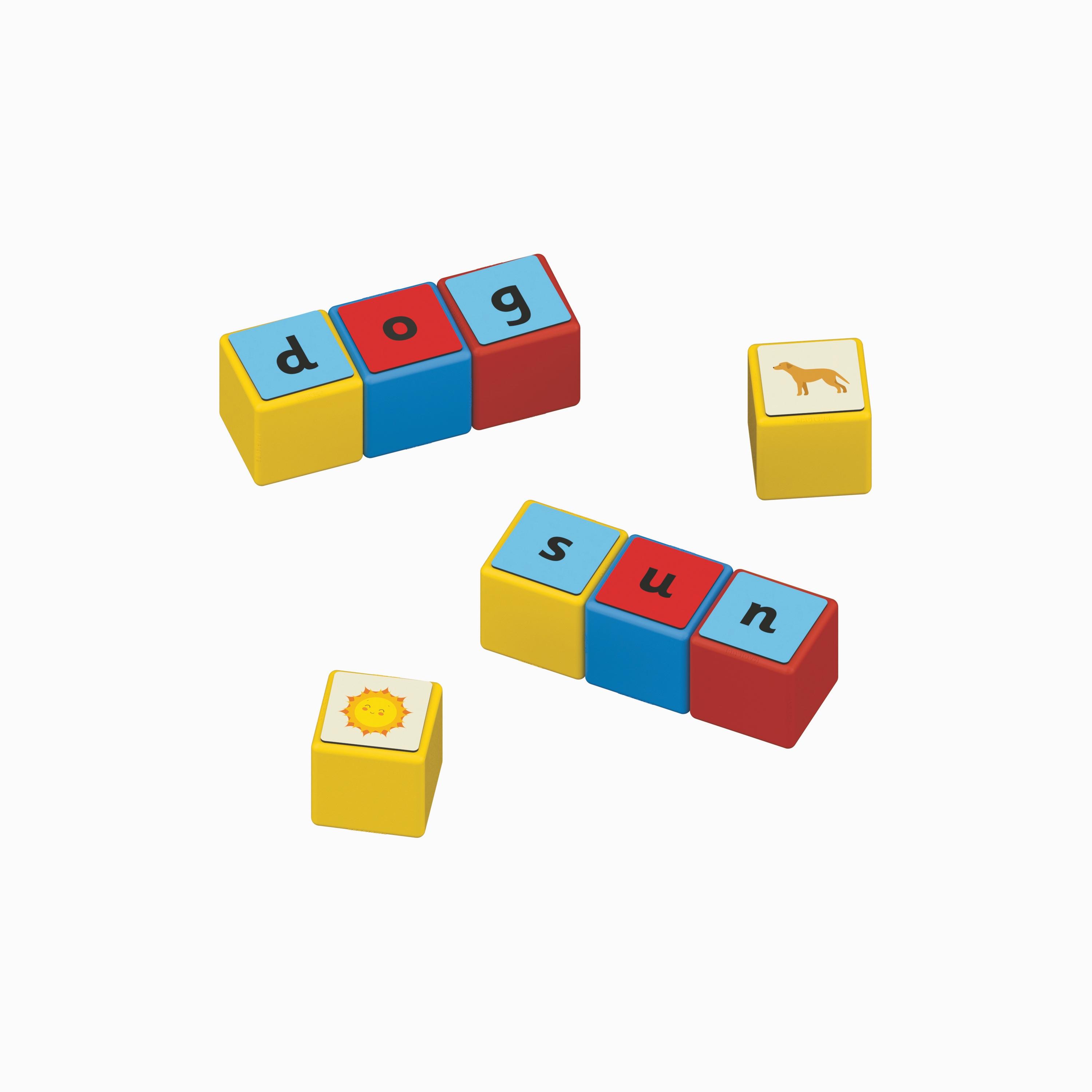 Geomag 55-Piece Magicube Word Building Magnetic Construction & Clips-toys-buildingblocks-magnetictoys-image-1