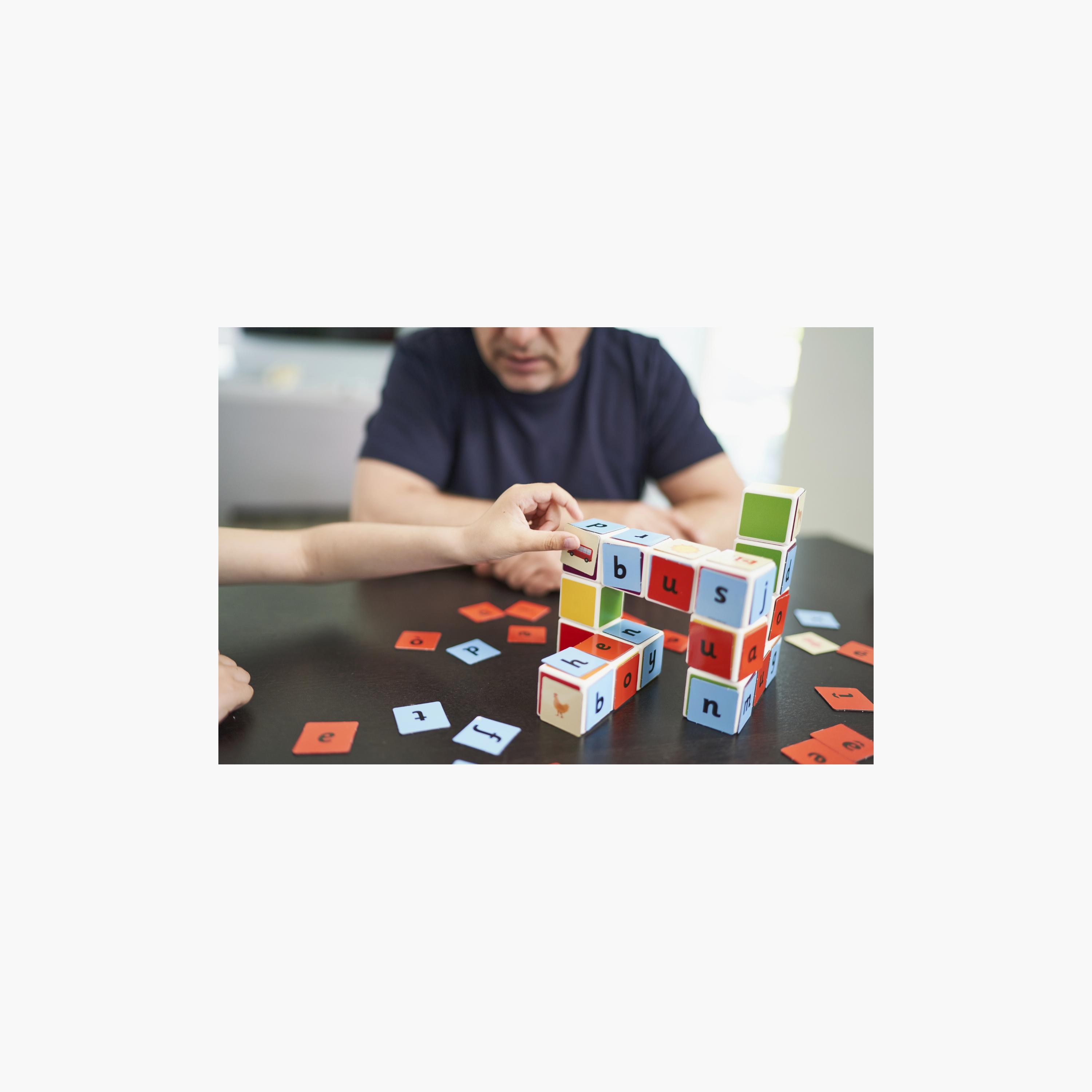 Geomag 55-Piece Magicube Word Building Magnetic Construction & Clips-toys-buildingblocks-magnetictoys-image-2