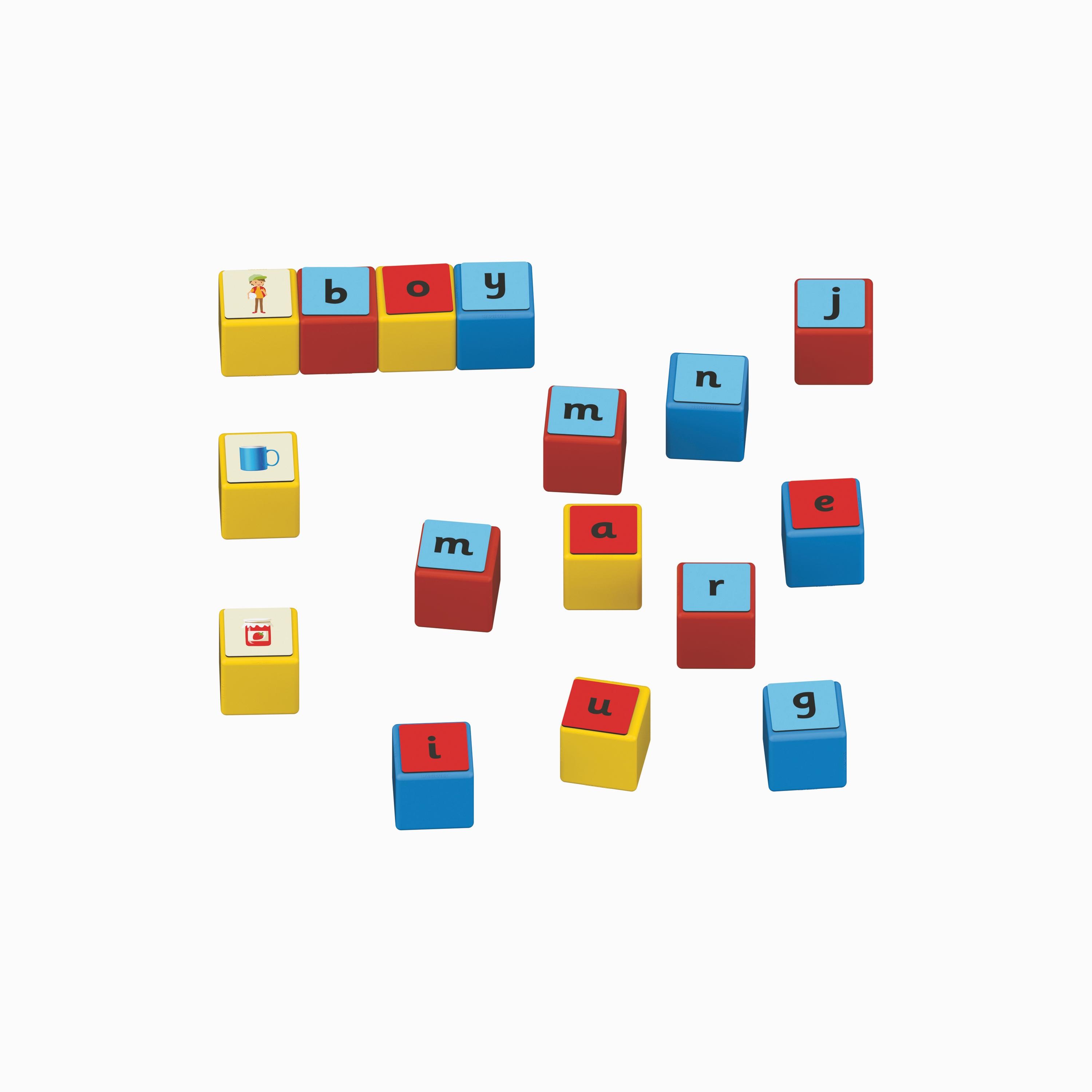 Geomag 79-Piece Magicube Word Building Recycled Clips STEM Toys-toys-buildingblocks-magnetictoys-image-1