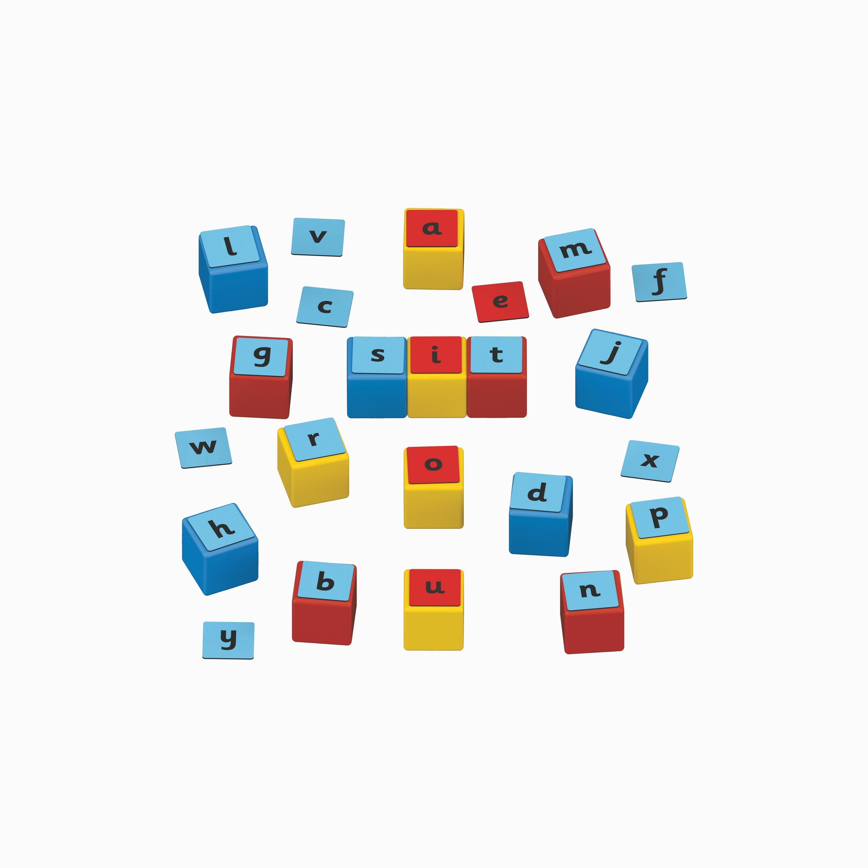 Geomag 79-Piece Magicube Word Building Recycled Clips STEM Toys-toys-buildingblocks-magnetictoys-image-2