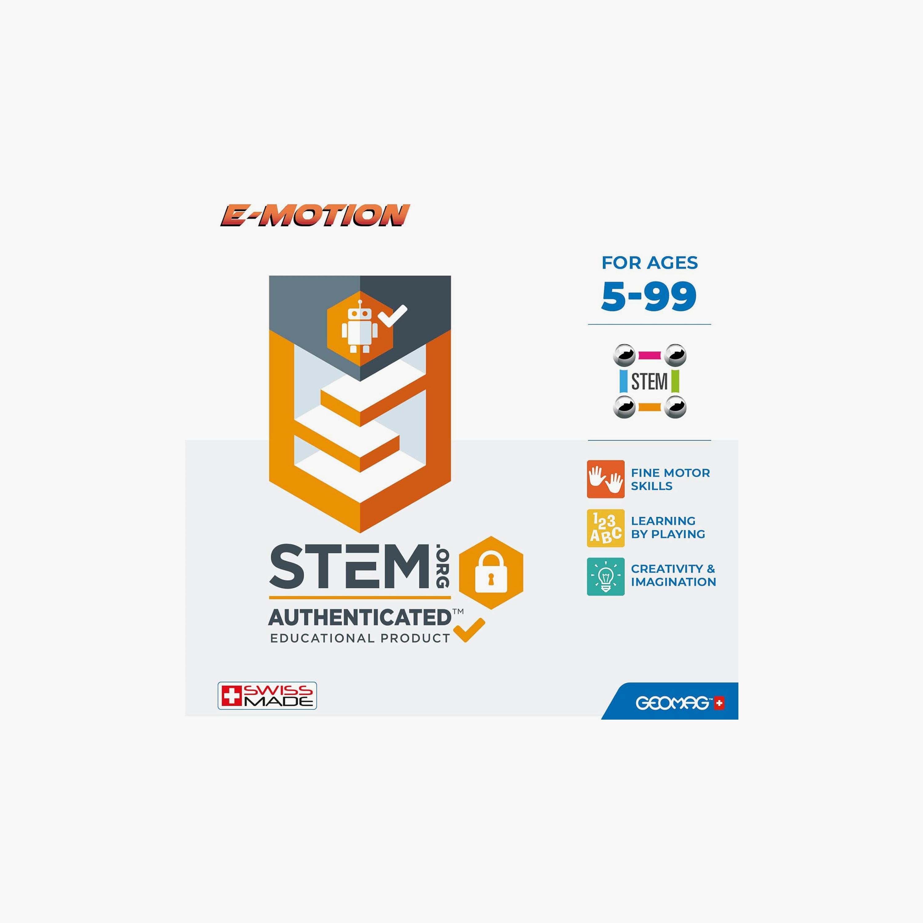 Geomag 32-Piece E-Motion Recycled Magnetic Construction STEM Toys-toys-buildingblocks-magnetictoys-image-4