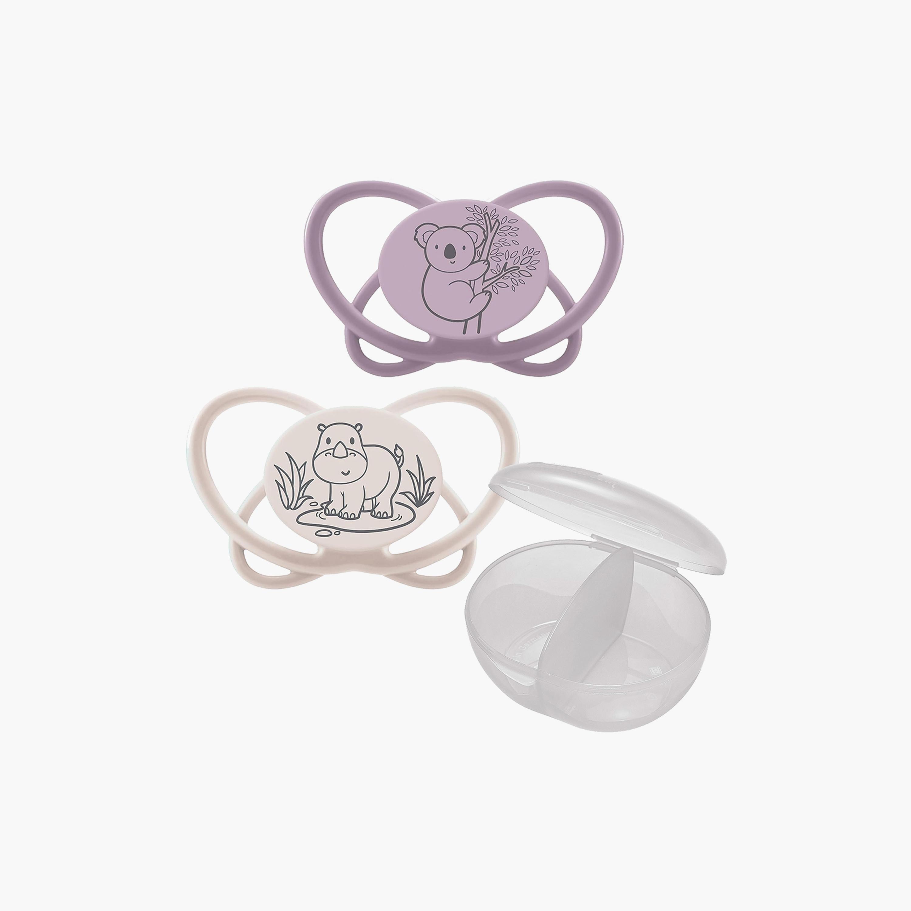 Nip 2-Piece Eco-Friendly Butterfly Soother with Sterilizer Box - 16-32 Months-baby-feeding-pacifiers-image-7