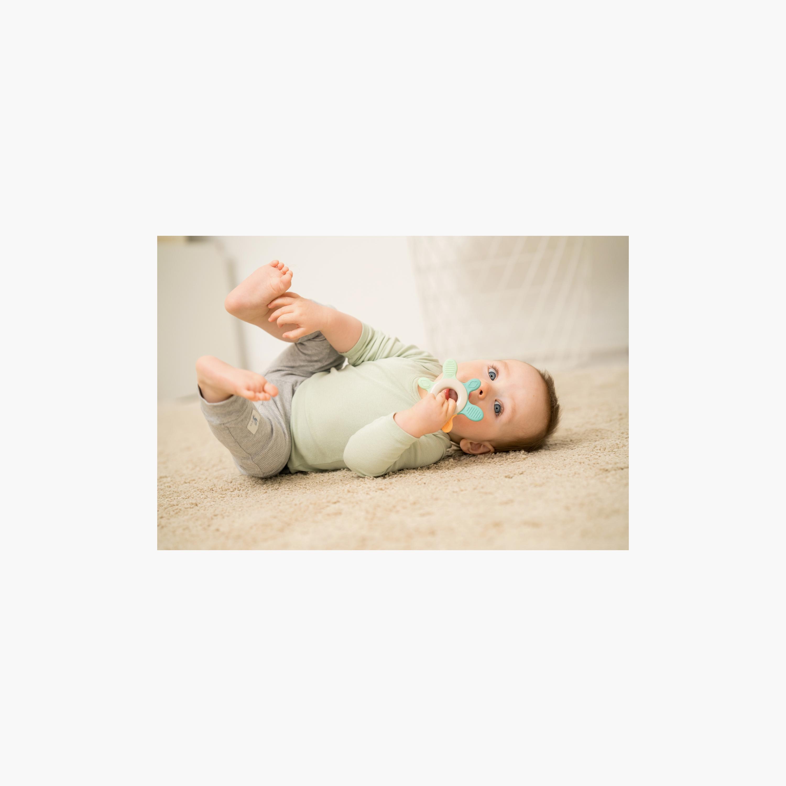 Nip Eco-Friendly Play Green Teething Ring - 3 Months+-toys-babyandtoddlertoys-rattlesandteethers-image-6