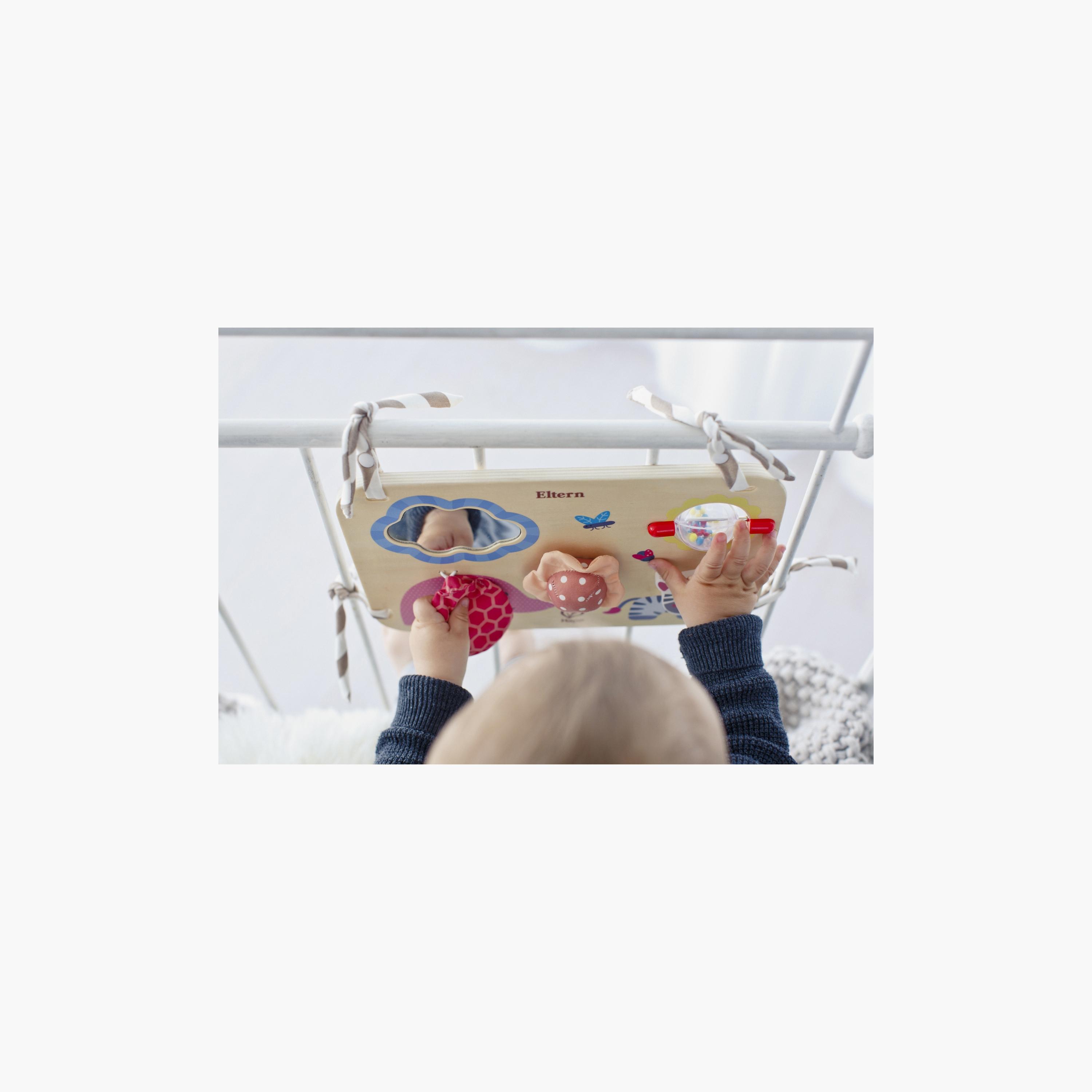 Hape Busy Buddies Crib - Sensory Activity Board-toys-babyandtoddlertoys-strollertoys-image-3