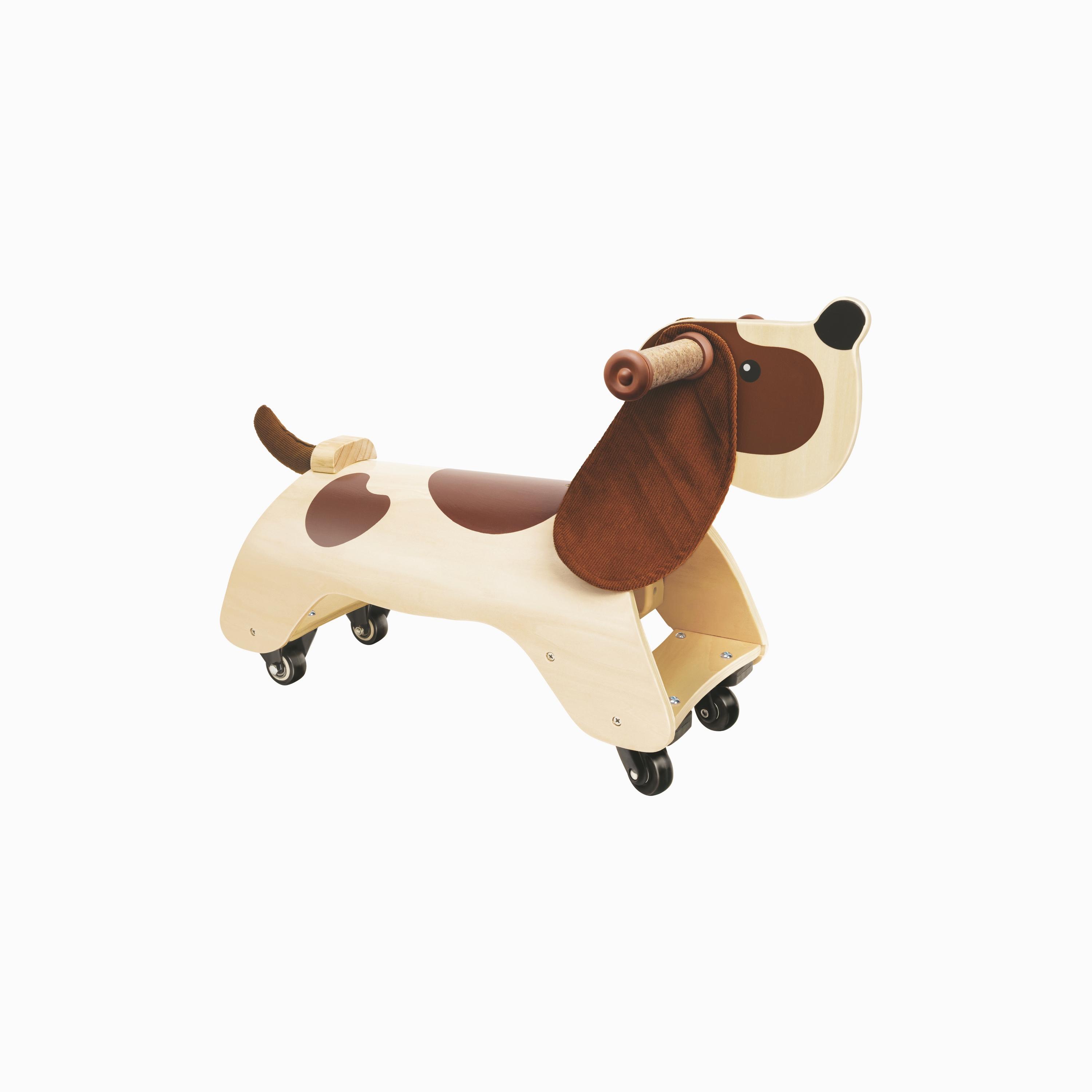 Hape Wooden Ride-On Dachshund Puppy-toys-outdoor-bikesandrideons-manualrideons-image-3