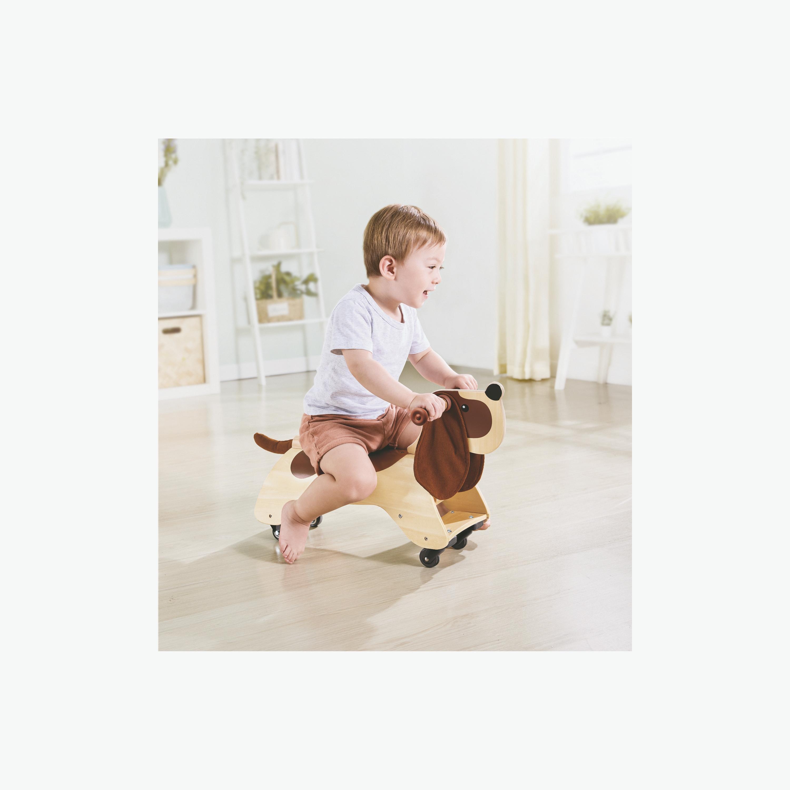 Hape Wooden Ride-On Dachshund Puppy-toys-outdoor-bikesandrideons-manualrideons-image-9