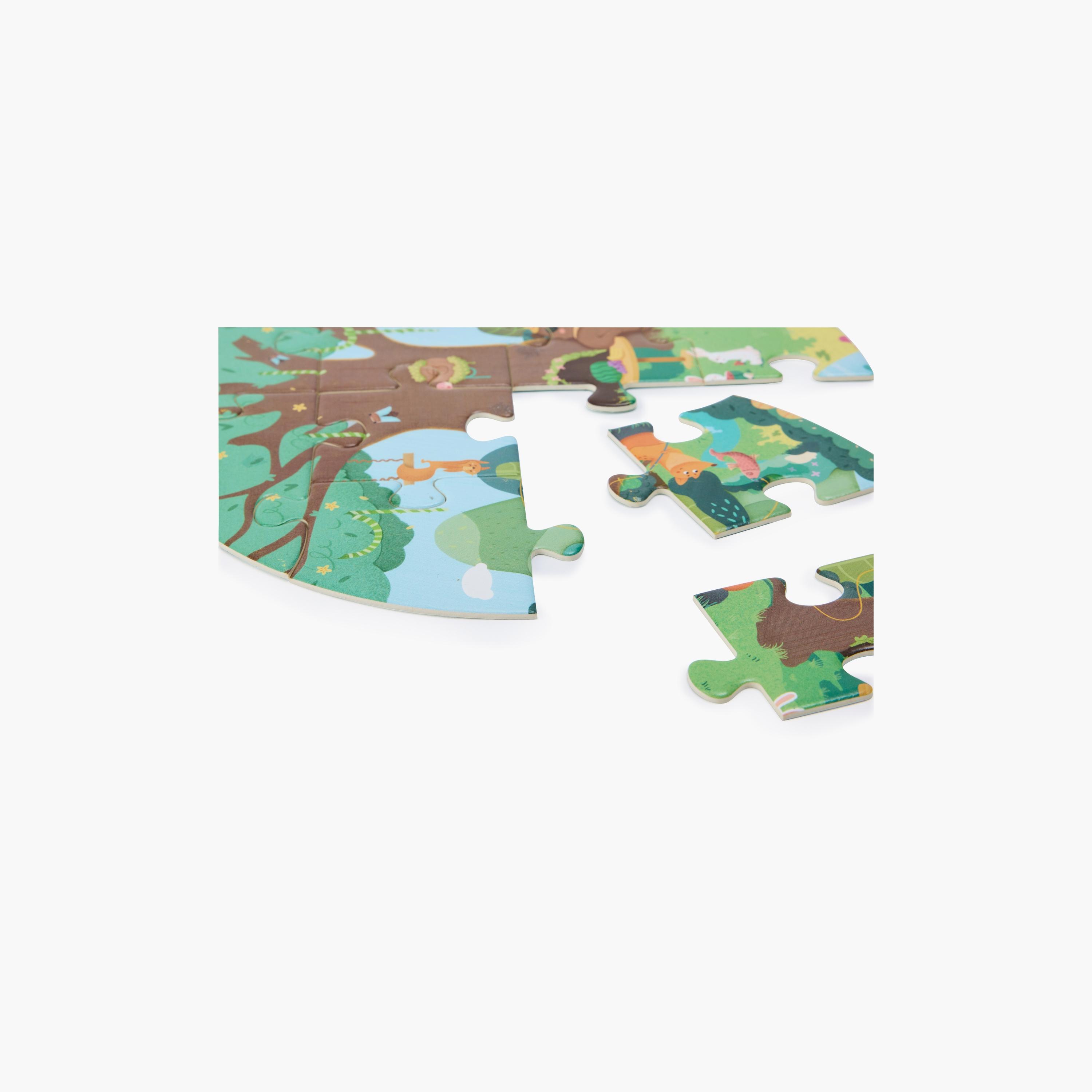 Hape 25-Piece 4 Seasons Layer Educational Puzzle with stand-toys-indoortoys-puzzles-image-10