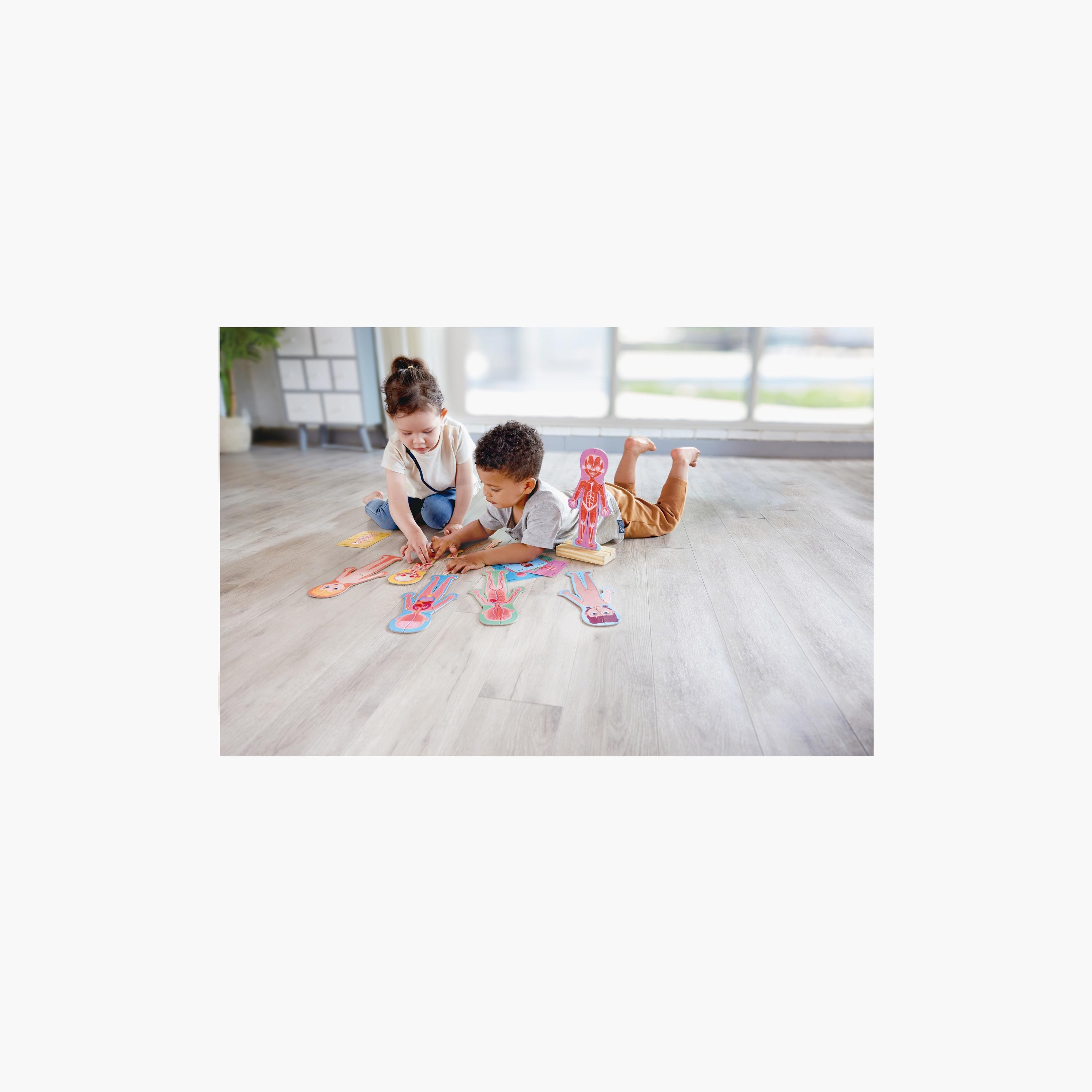 Hape 68-Piece Human Body Parts Magnetic Learning Puzzle-toys-indoortoys-puzzles-image-2