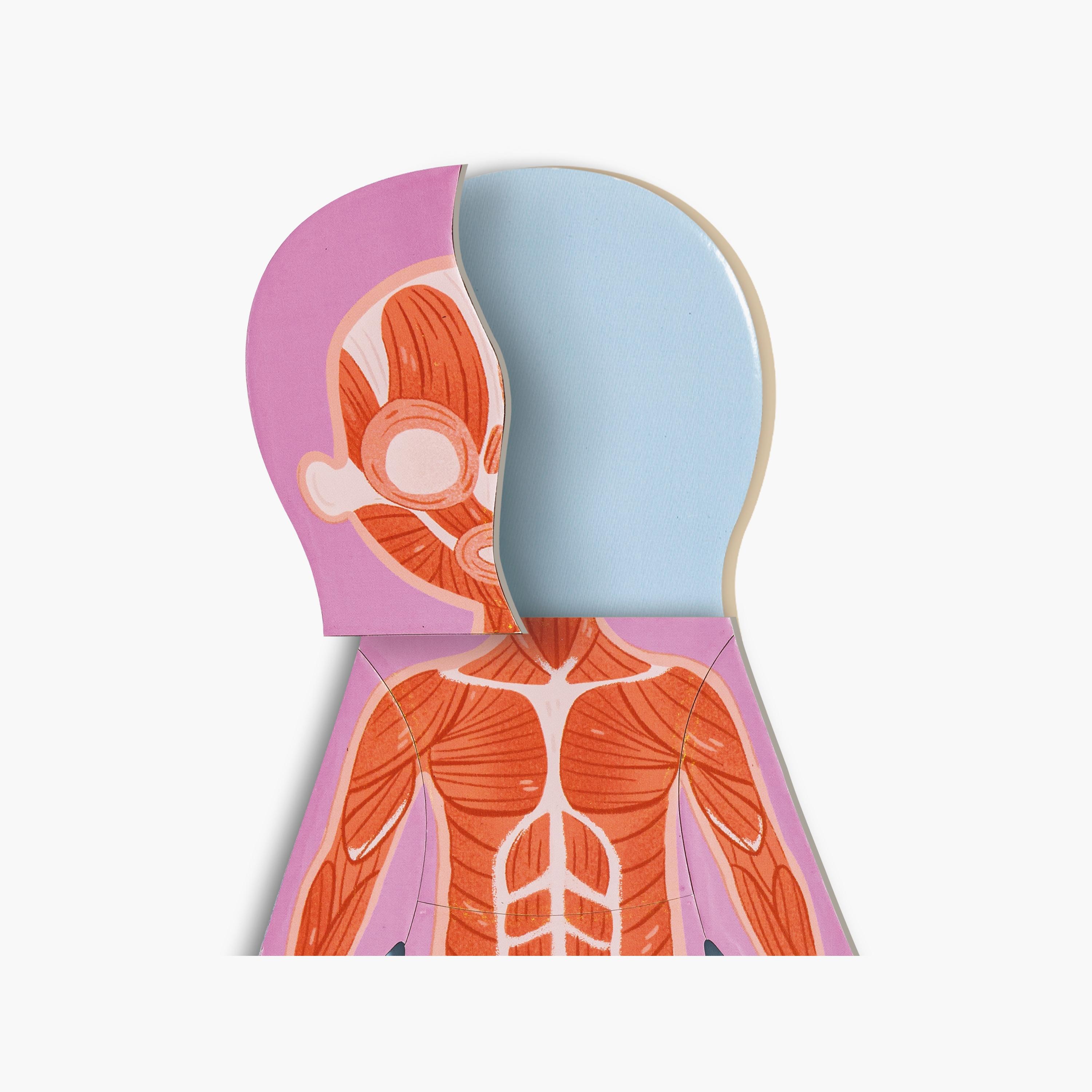 Hape 68-Piece Human Body Parts Magnetic Learning Puzzle-toys-indoortoys-puzzles-image-4