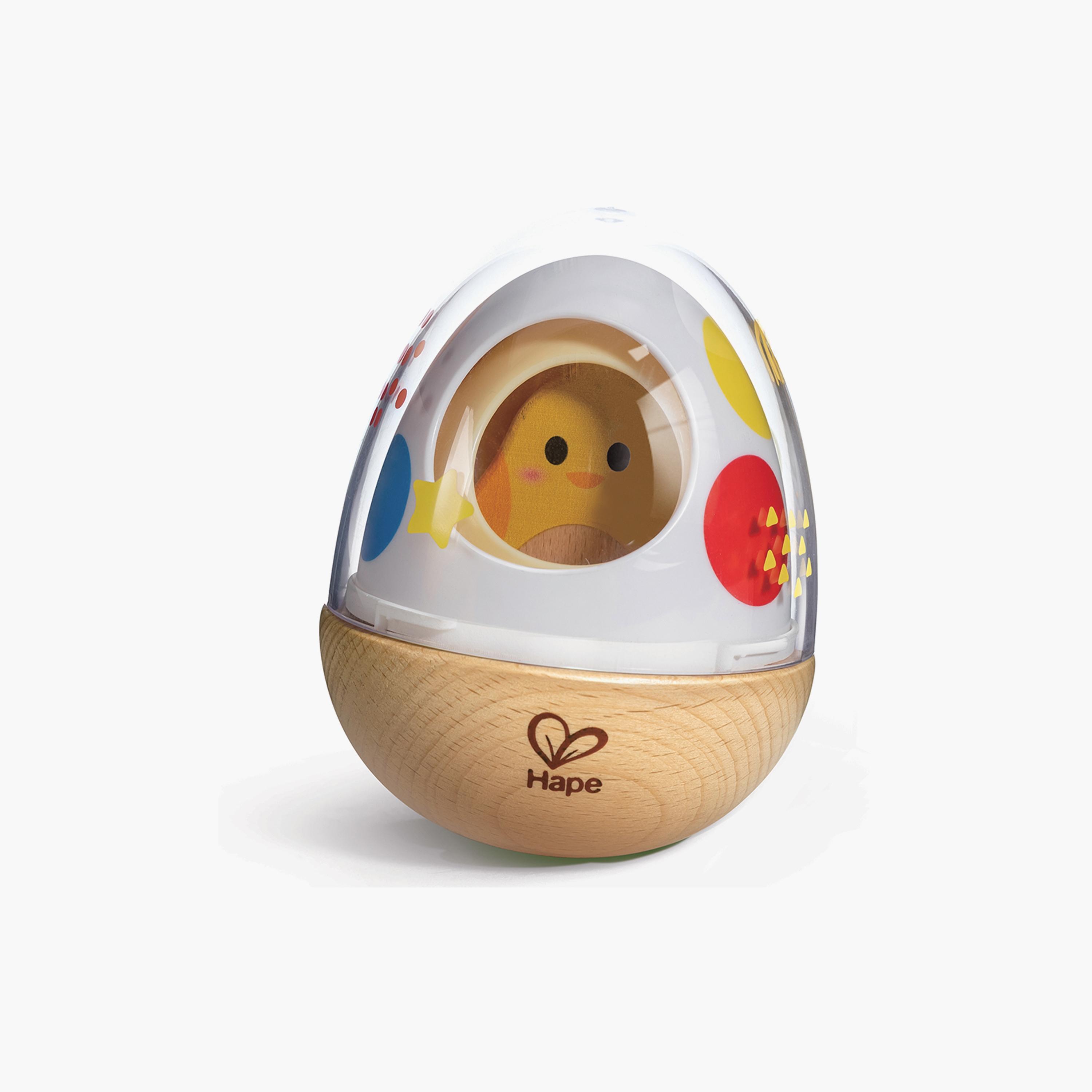 Hape 5-Piece Wobble Wonder Egg Stacker-toys-babyandtoddlertoys-stackingandnestingtoys-image-1