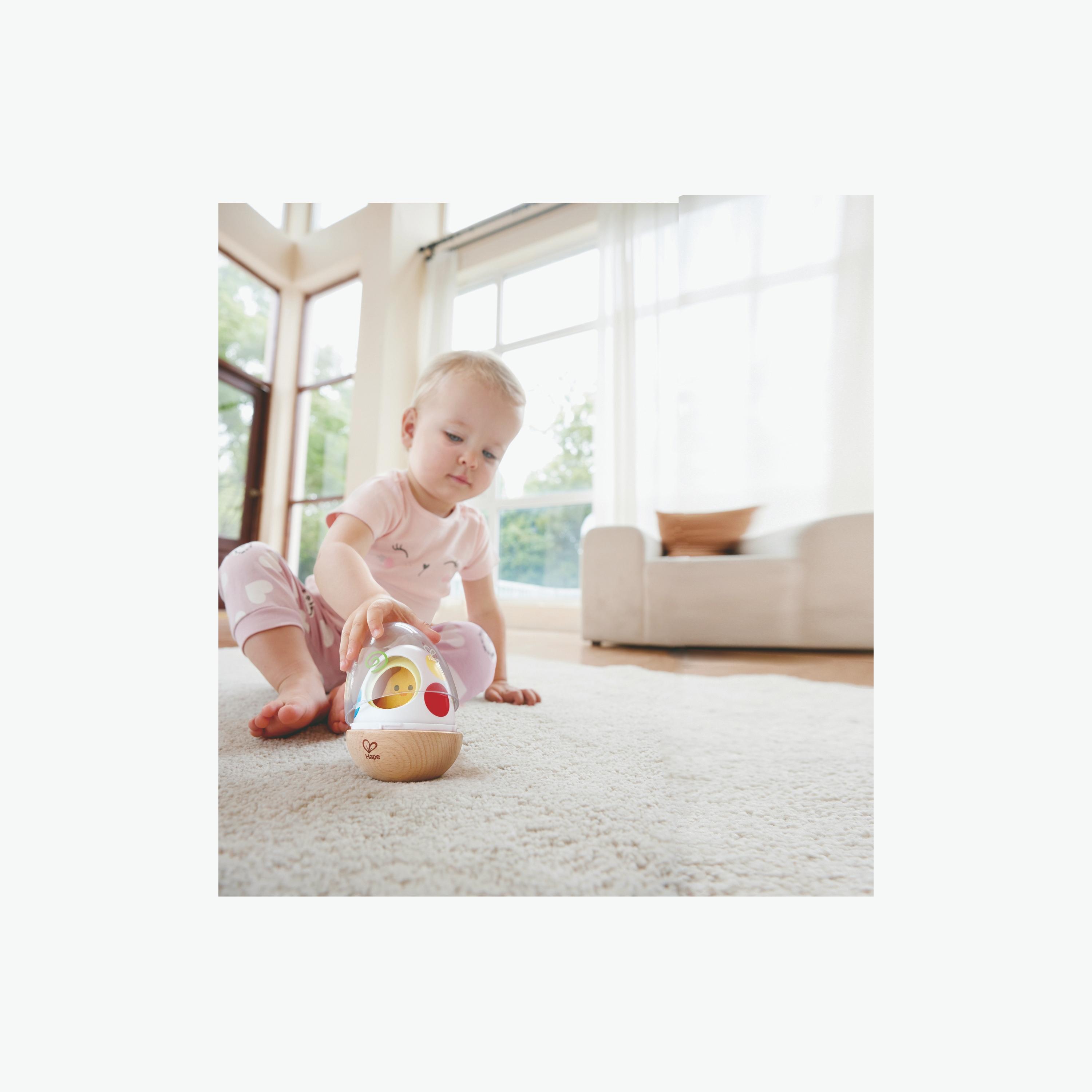 Hape 5-Piece Wobble Wonder Egg Stacker-toys-babyandtoddlertoys-stackingandnestingtoys-image-5