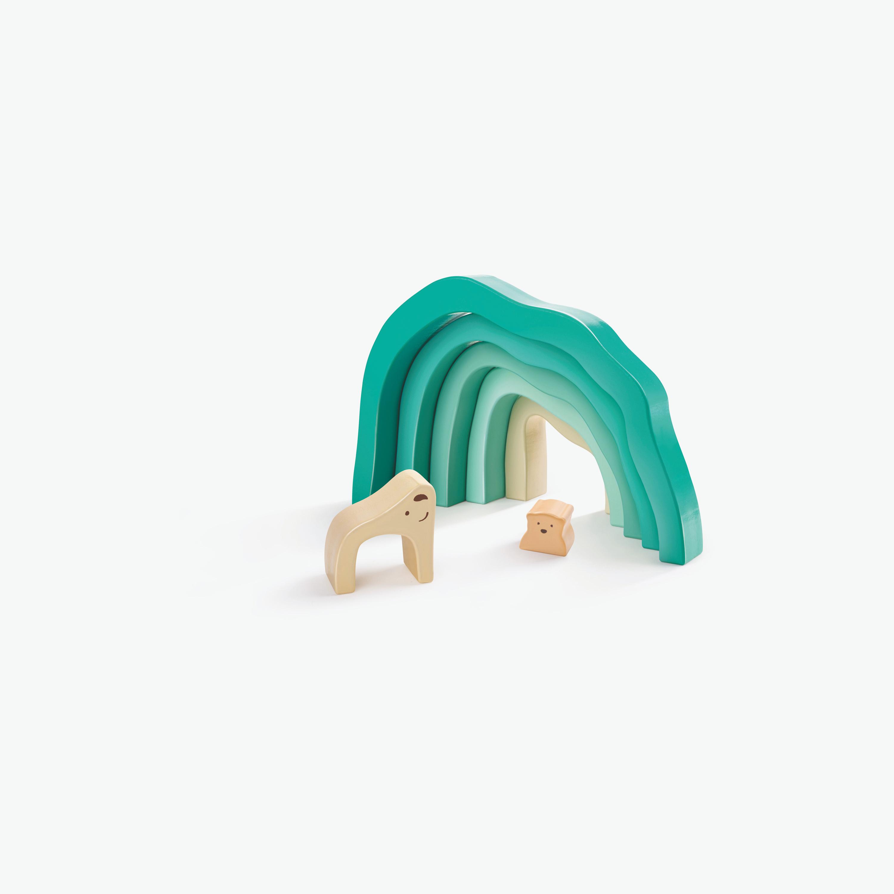 Hape Arctic Polar Bear Stacking Blocks Learning Toy-toys-babyandtoddlertoys-stackingandnestingtoys-image-2