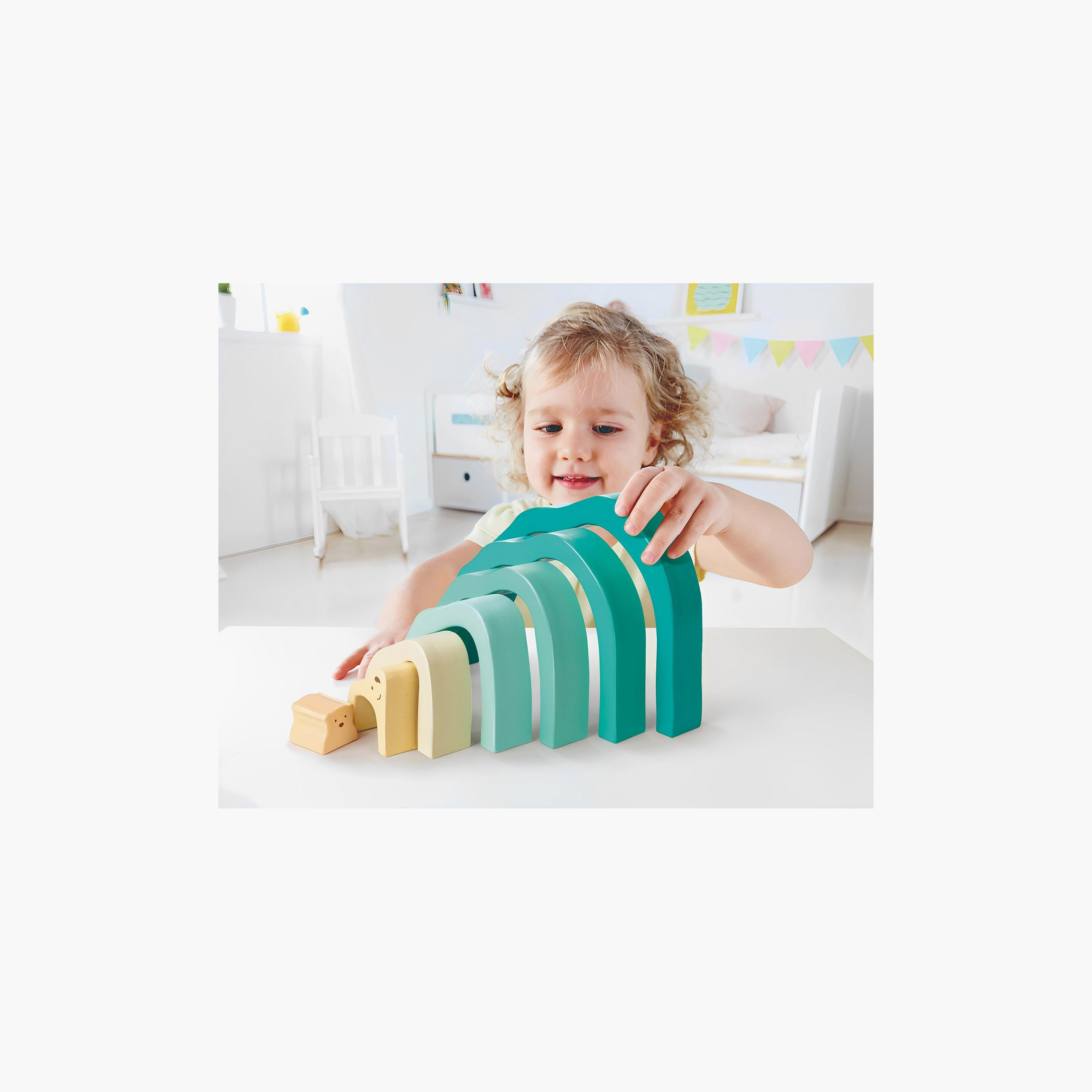 Hape Arctic Polar Bear Stacking Blocks Learning Toy-toys-babyandtoddlertoys-stackingandnestingtoys-image-6
