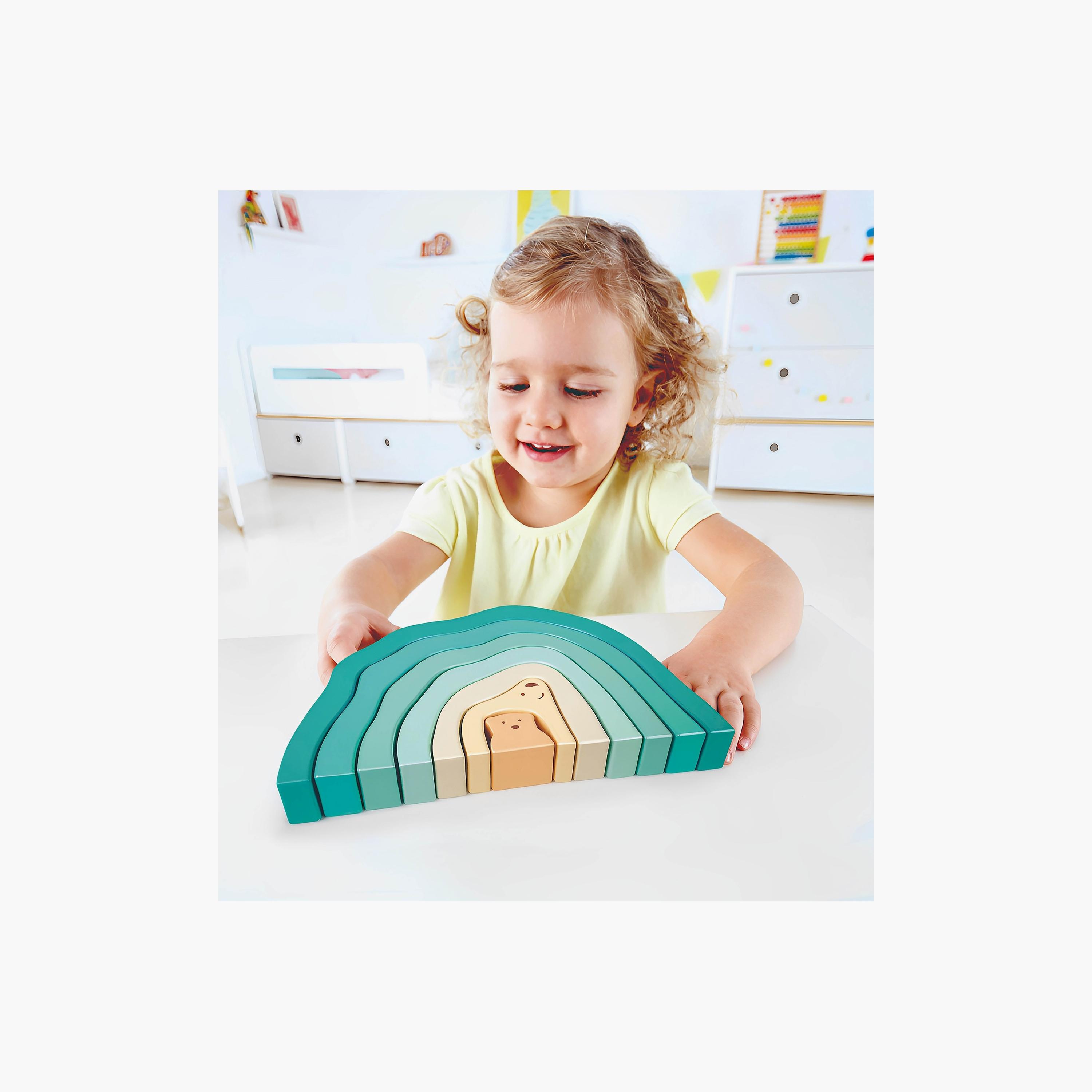 Hape Arctic Polar Bear Stacking Blocks Learning Toy-toys-babyandtoddlertoys-stackingandnestingtoys-image-7